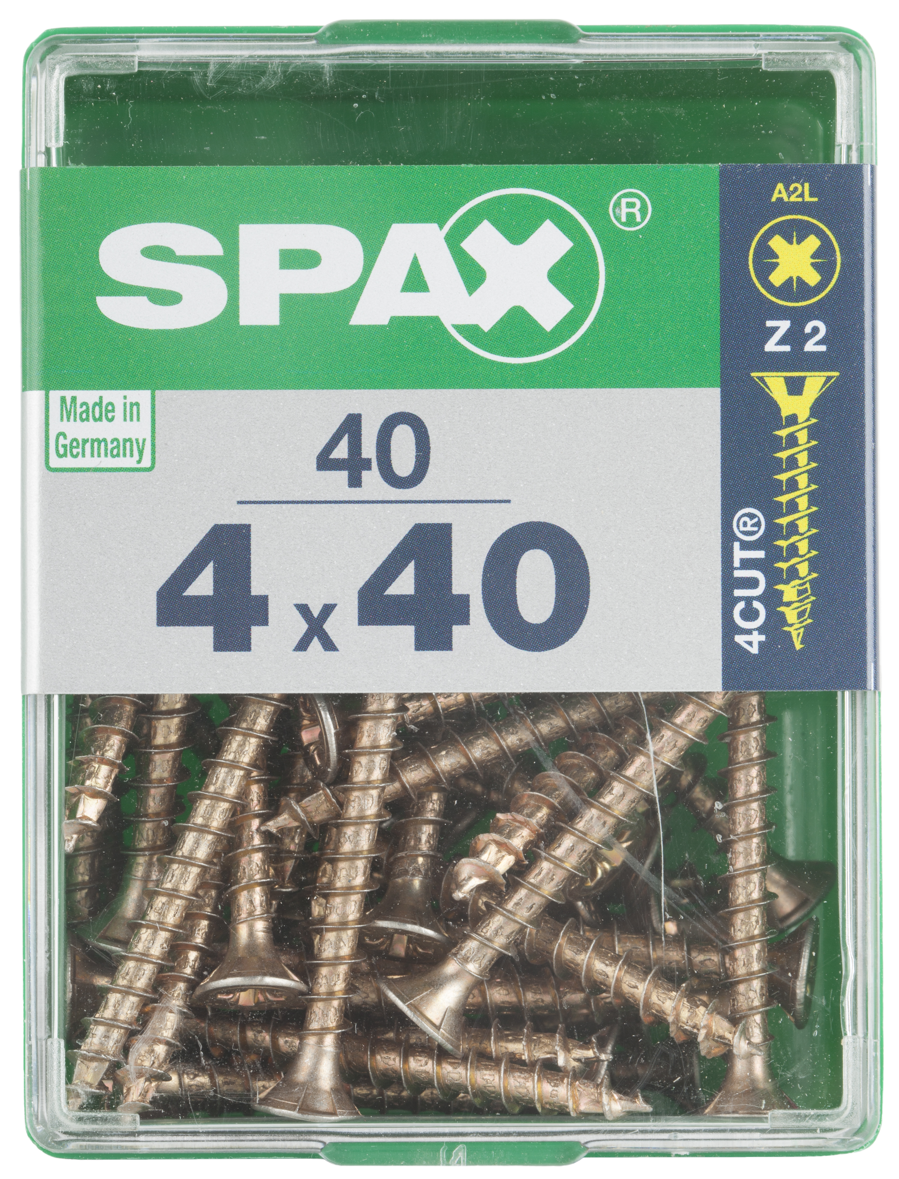 40 Parafusos POZIDRIV 4X40MM - 2