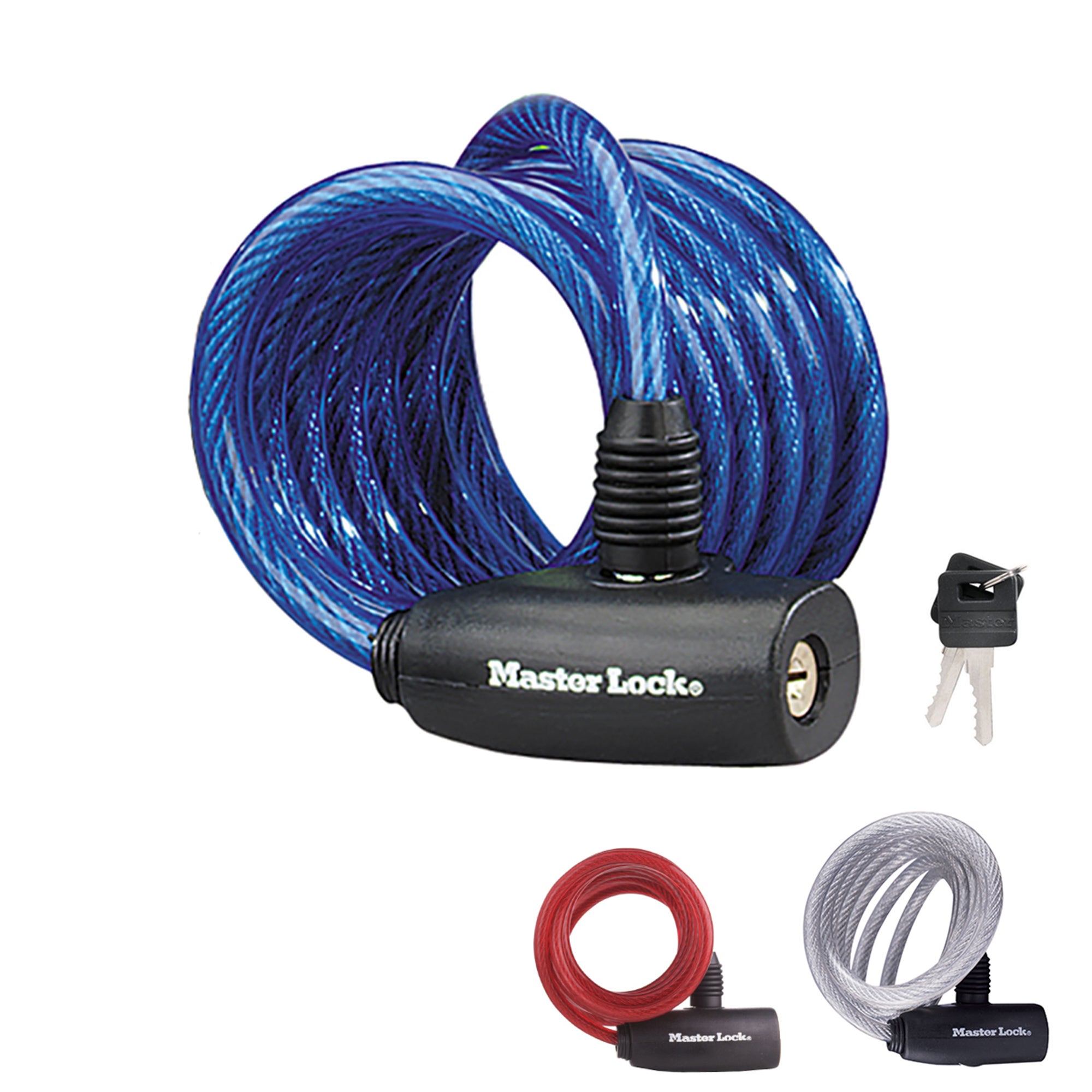 Cable antirrobo con llave de 8 mm de ø y 1.8 m de longitud - 3