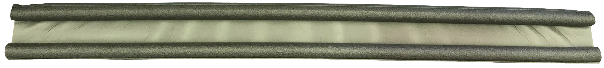 Burlete de puerta interior BURCASA doble rollo en color gris, 15 mm de espesor x 95 cm de anchura x 1.5 cm de longitud. Recortable. Tipo de instalación deslizar. - 2