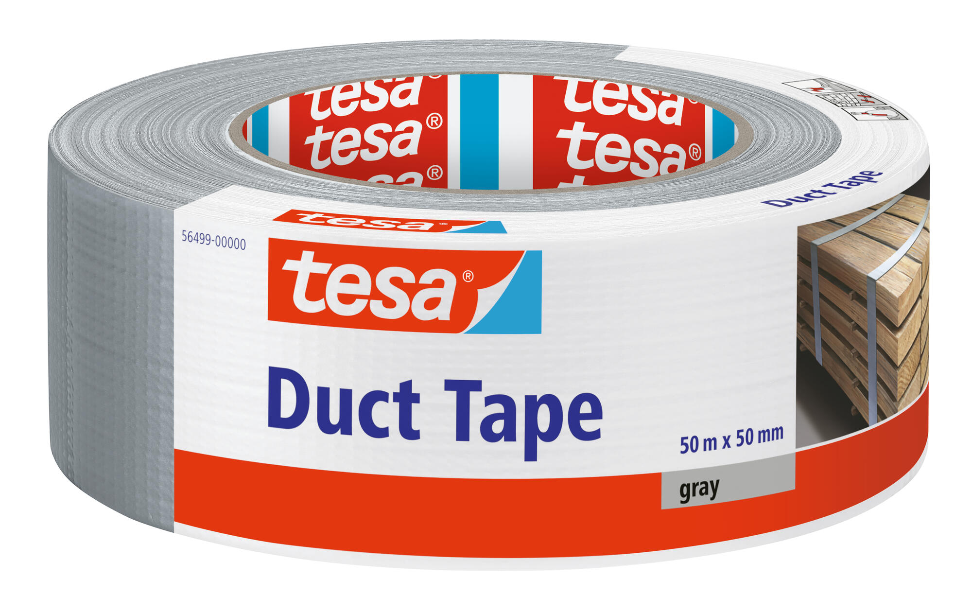 Cinta de reparación TESA 50x50mm plata - 3