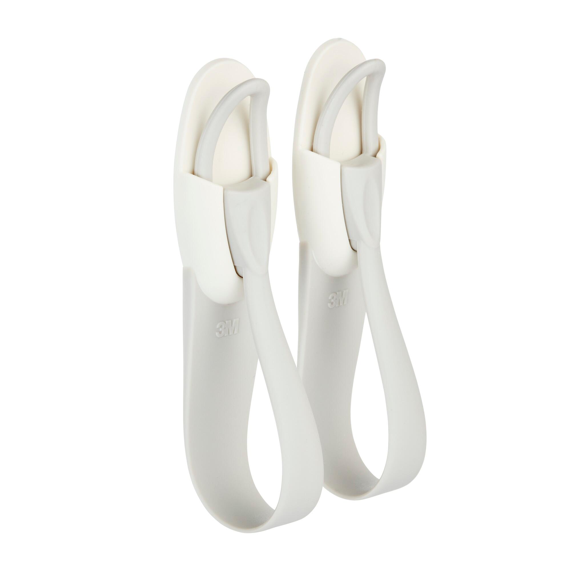 2 percha/colgador adhesivo   blanco en bruto - 4
