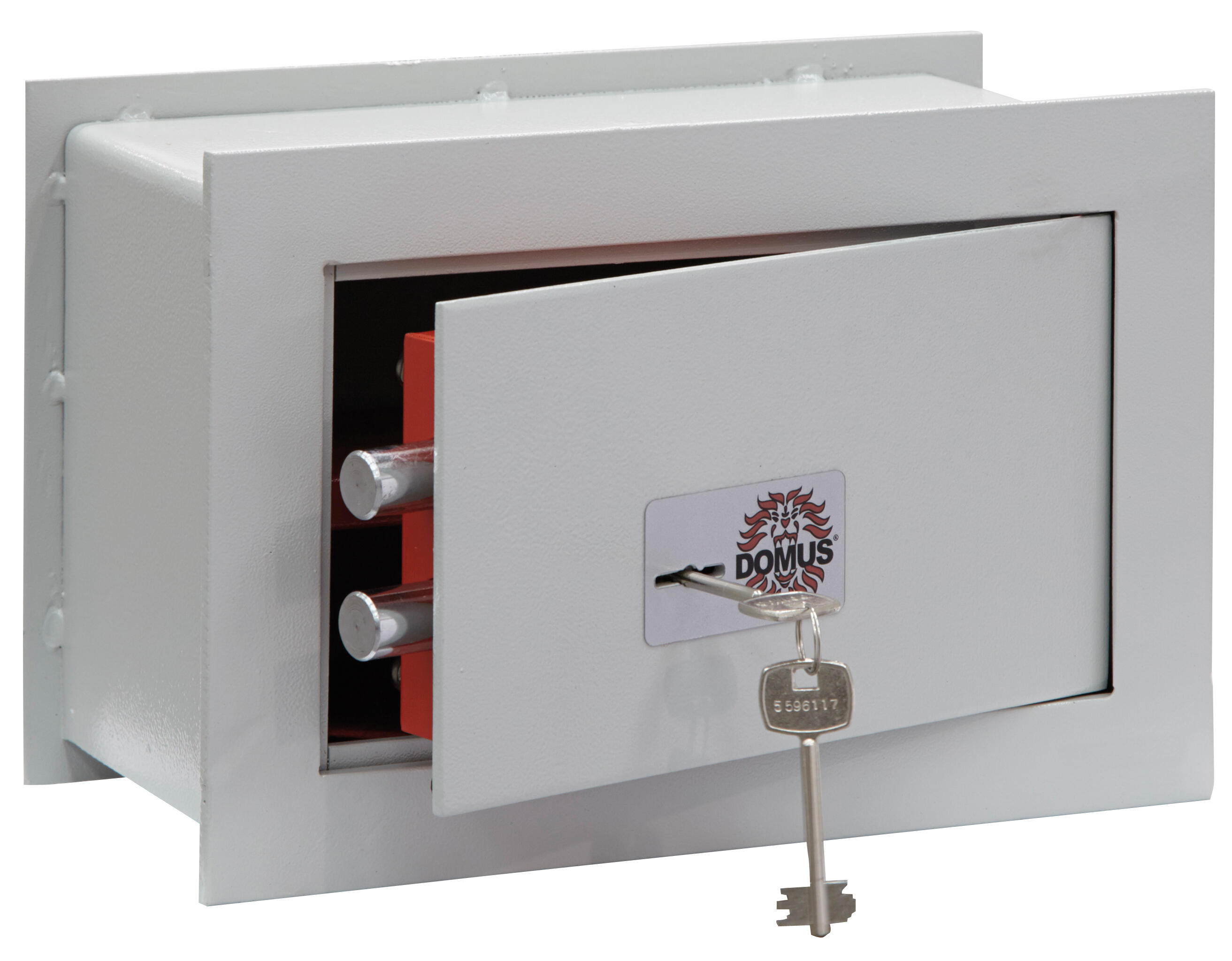 Caja fuerte para empotrar en pared arregui 271310 cerradura de llave 20x30x20 cm