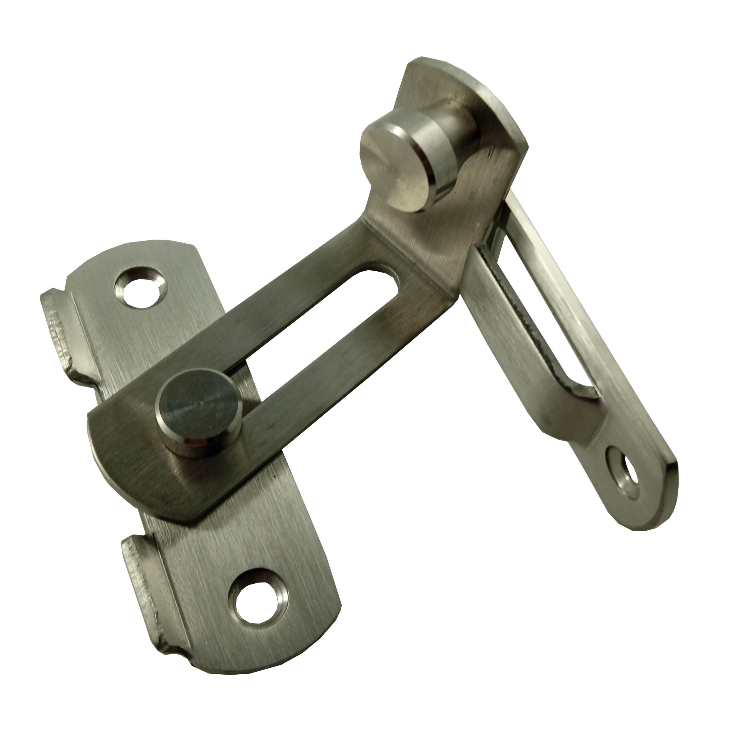 Aldabilla puerta corredera angulo recto acero inox