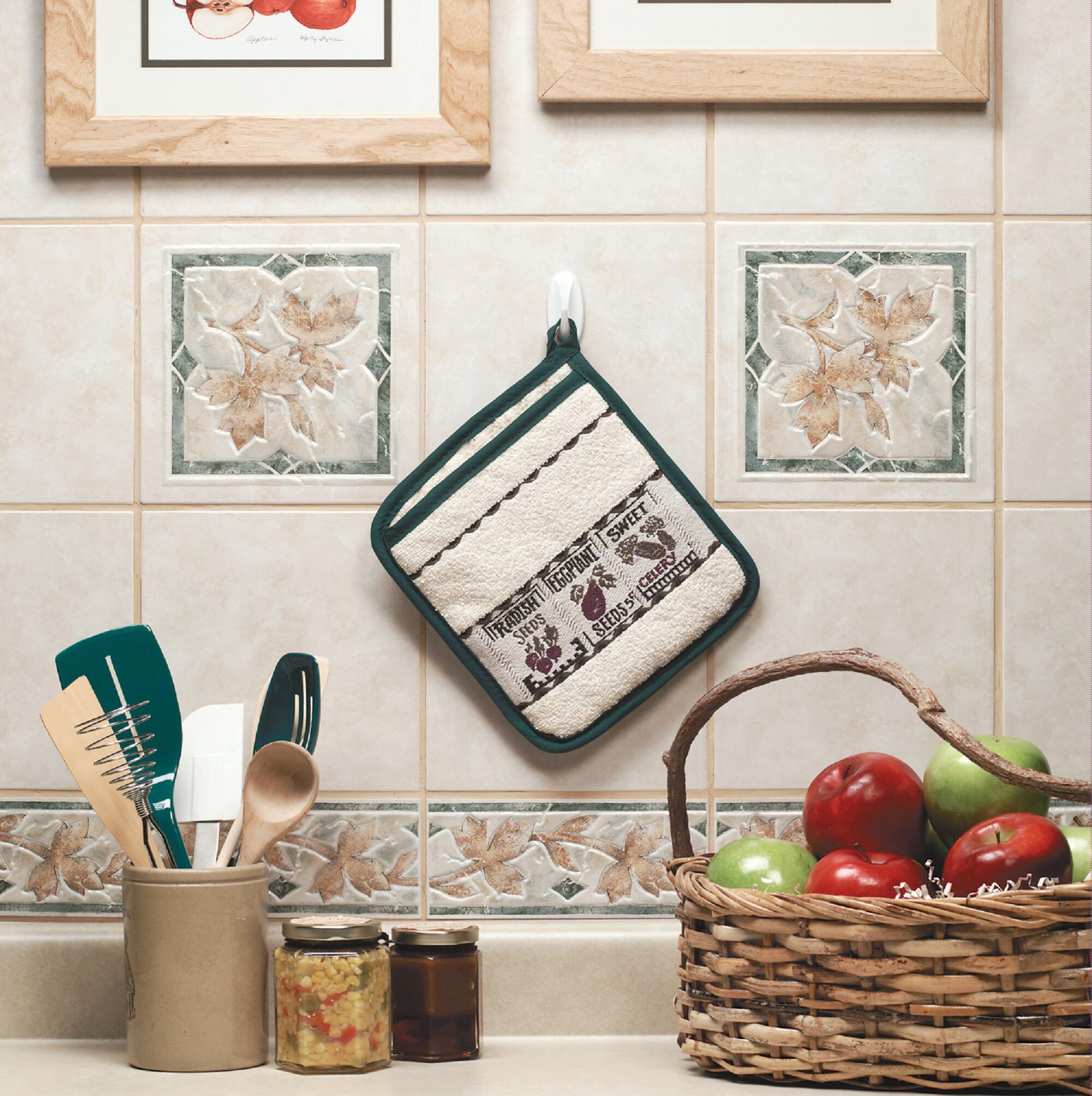 2 percha/colgador adhesivo  Decoración blanco en bruto - 7