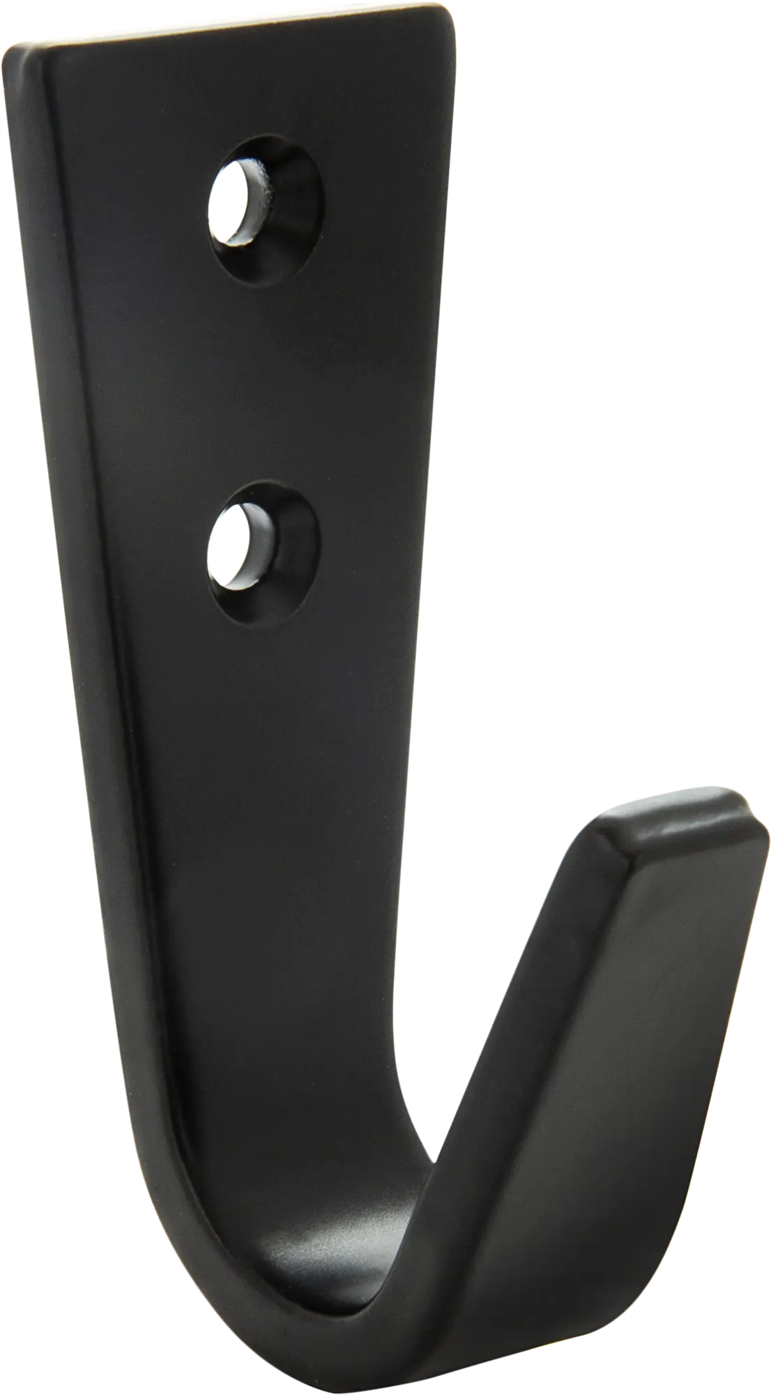 Colgador atornillar de aluminio negro, rei