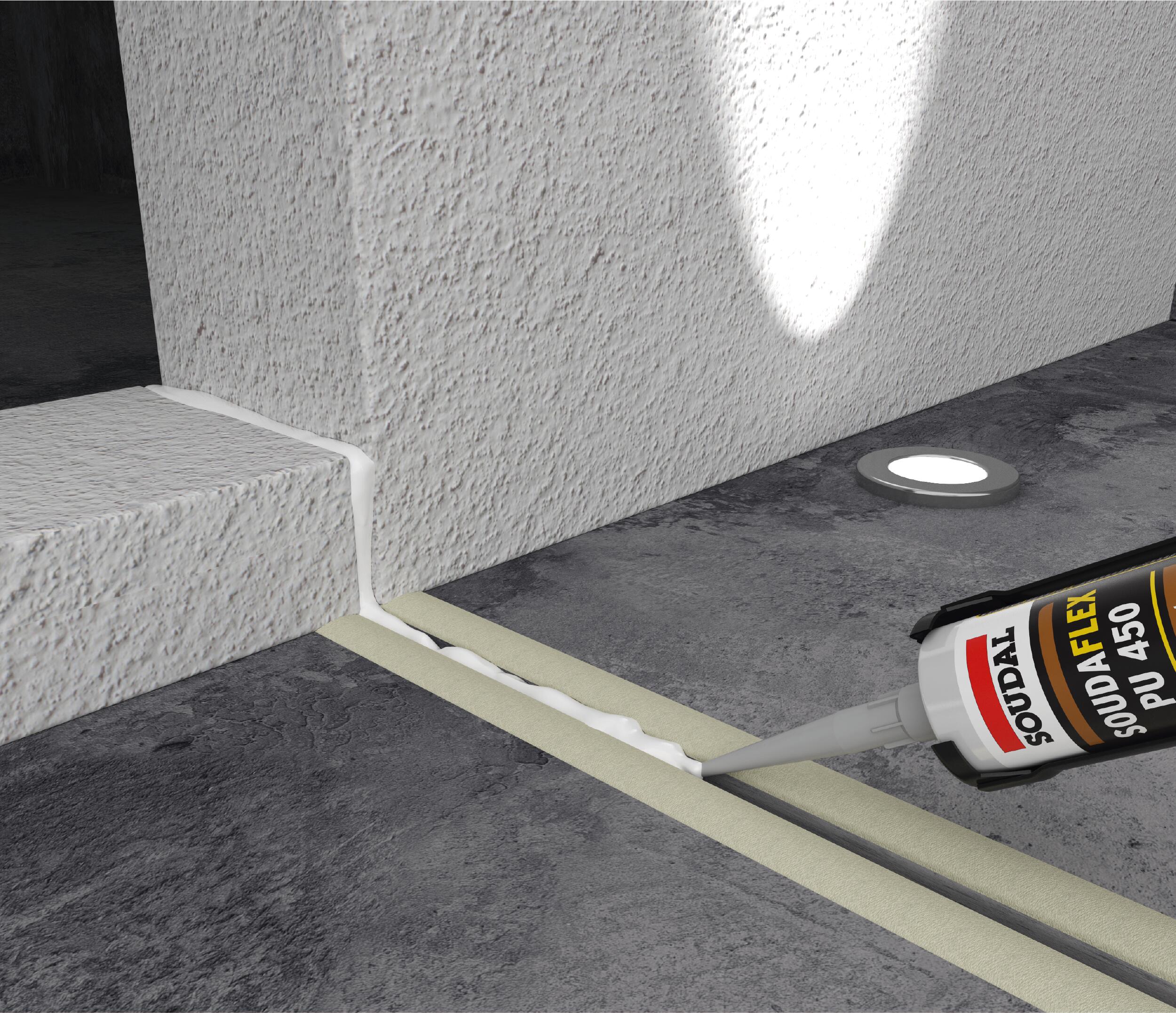 Masilla de poliuretano 450 SOUDAFLEX 300 ml blanco - 4