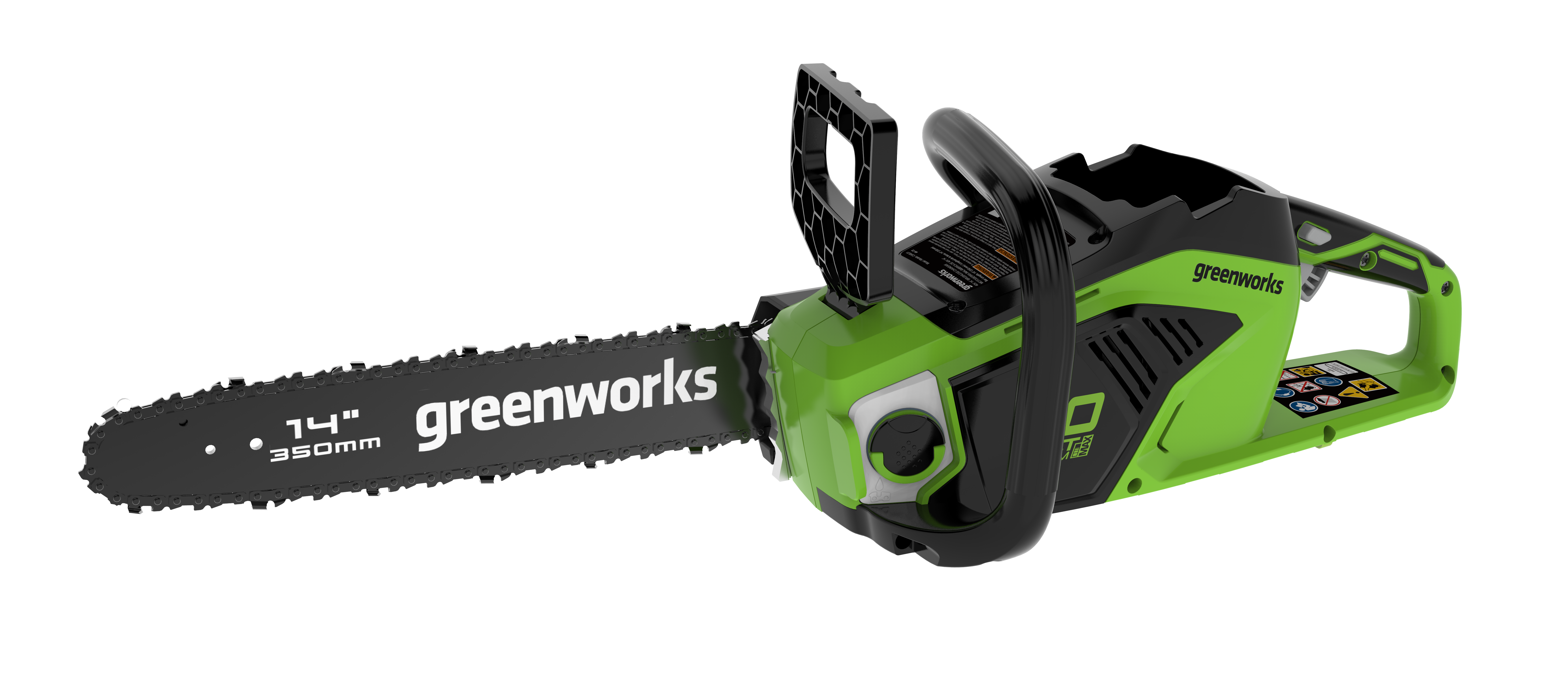 Motosierra a batería greenworks gd40cs15 40v 4ah cm longitud espada