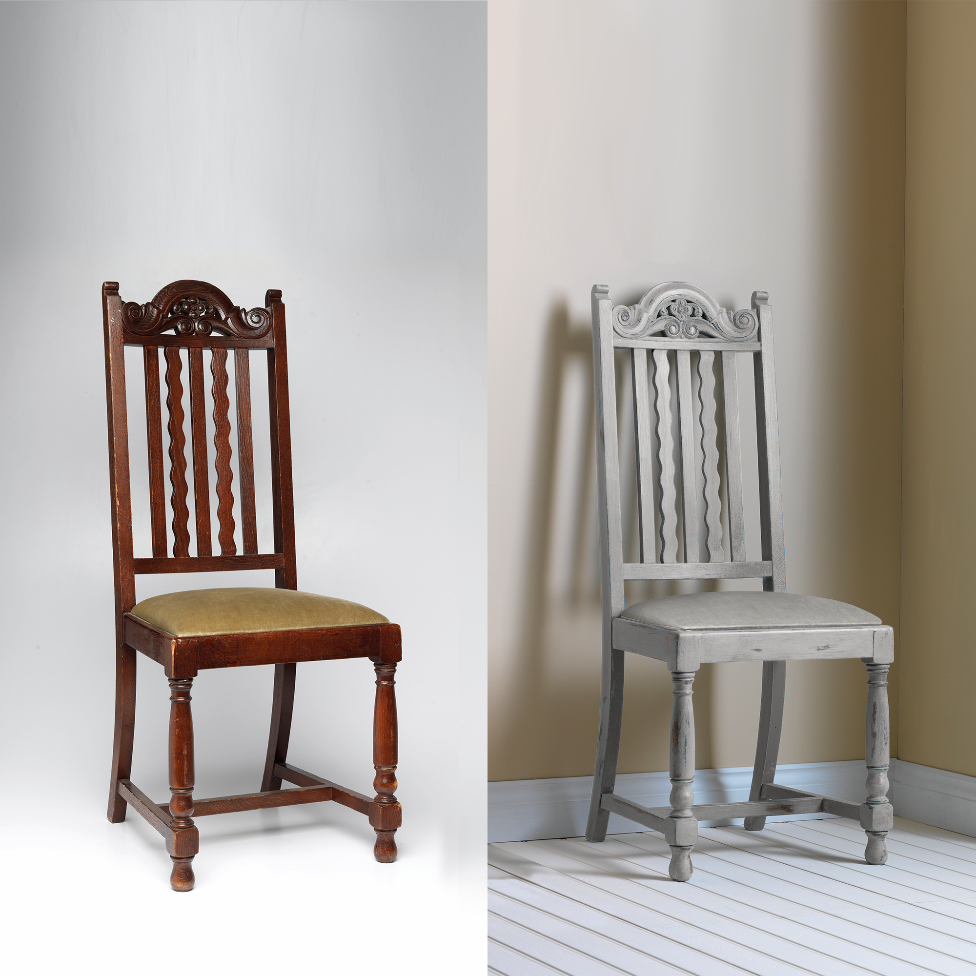 Pintura a la tiza CHALKY FINISH RUST-OLEUM 125 ml gris invernal - 11