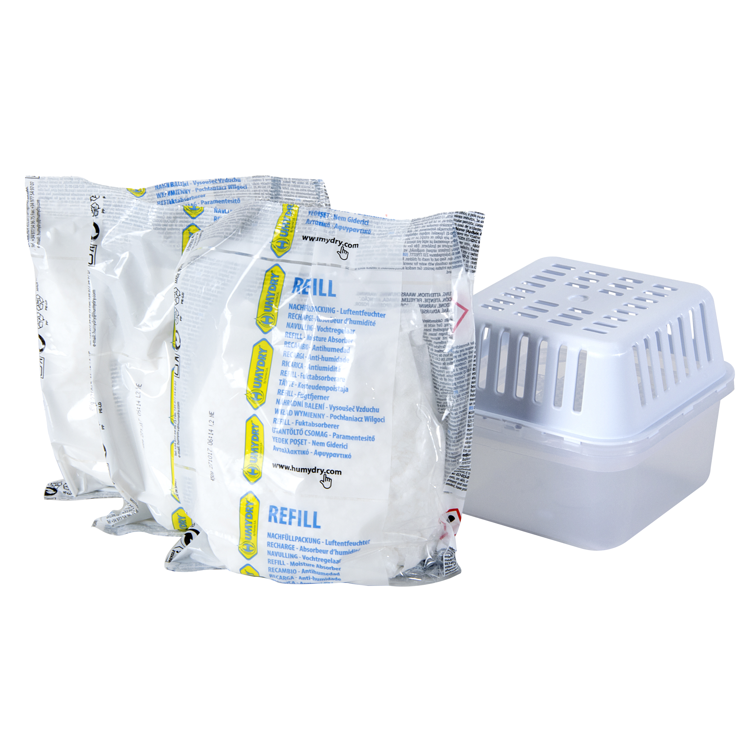 Pack 3 recargas anti-humidade + aparelho 450 g Humydry - 2