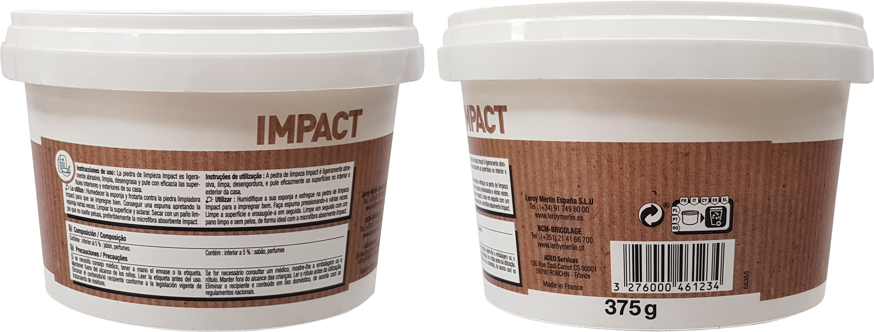 Pedra de limpeza IMPACT 375G - 3