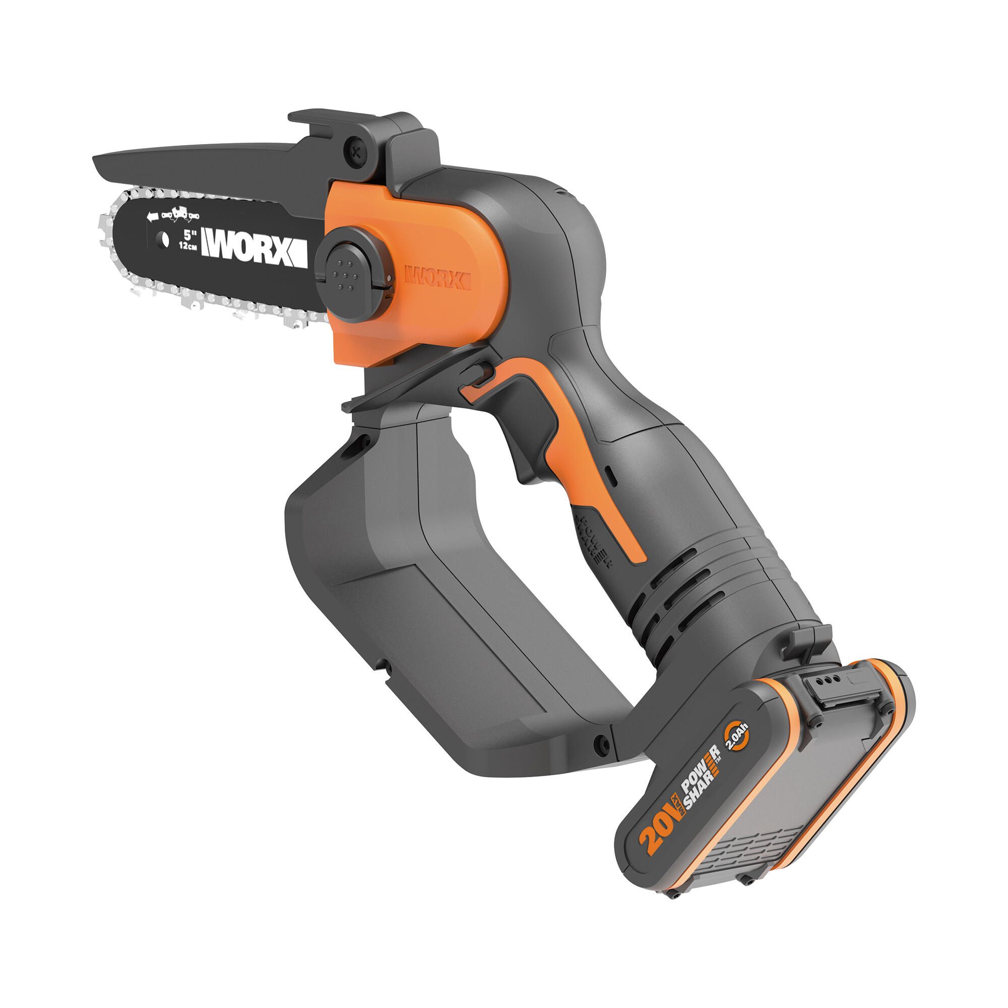 Potatore a batteria WORX Powershare WG324E 2Ah 20V barra da 12 cm, 1 batteria inclusa - 20