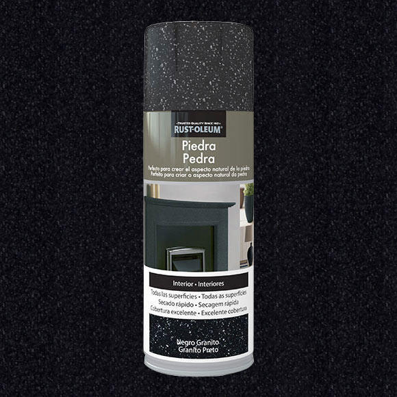 Spray multisuperficies brilhante Rust Oleum 400ml preto texturado