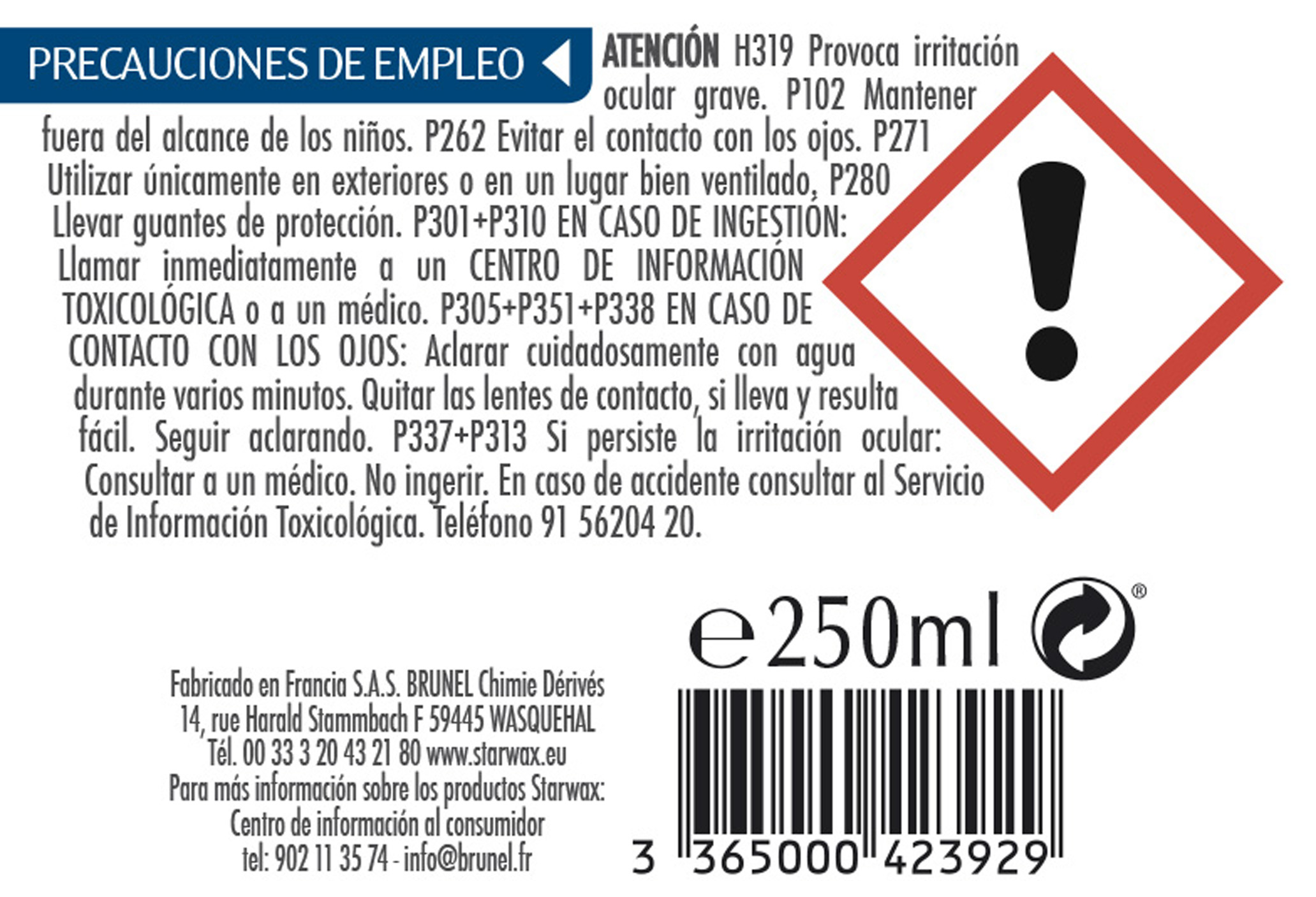 Tira nódoas tapetes express 250 ml Starwax - 4