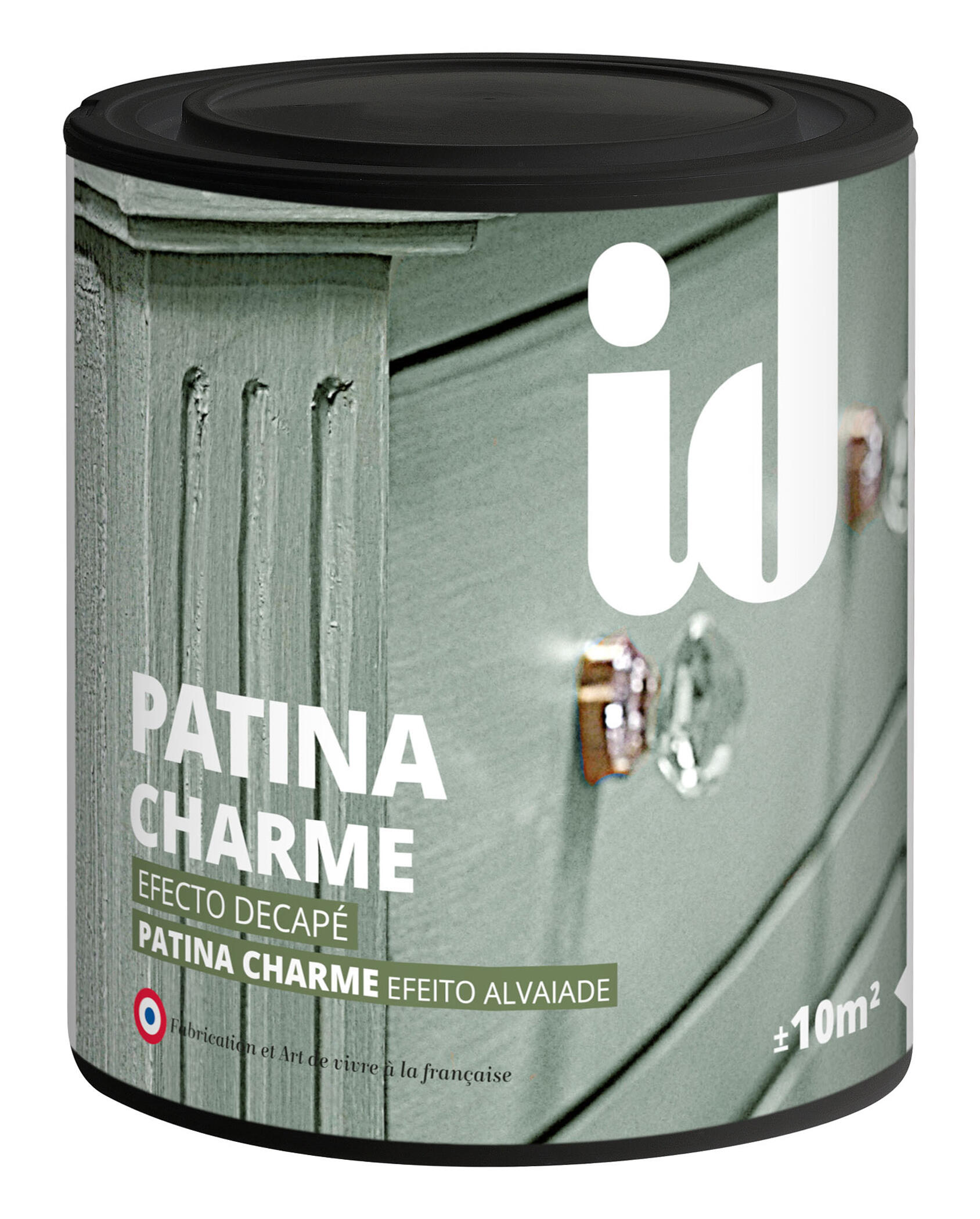 Cera para patinar ID Charme en color blanco mate para aplicar sobre madera 500 ml - 2