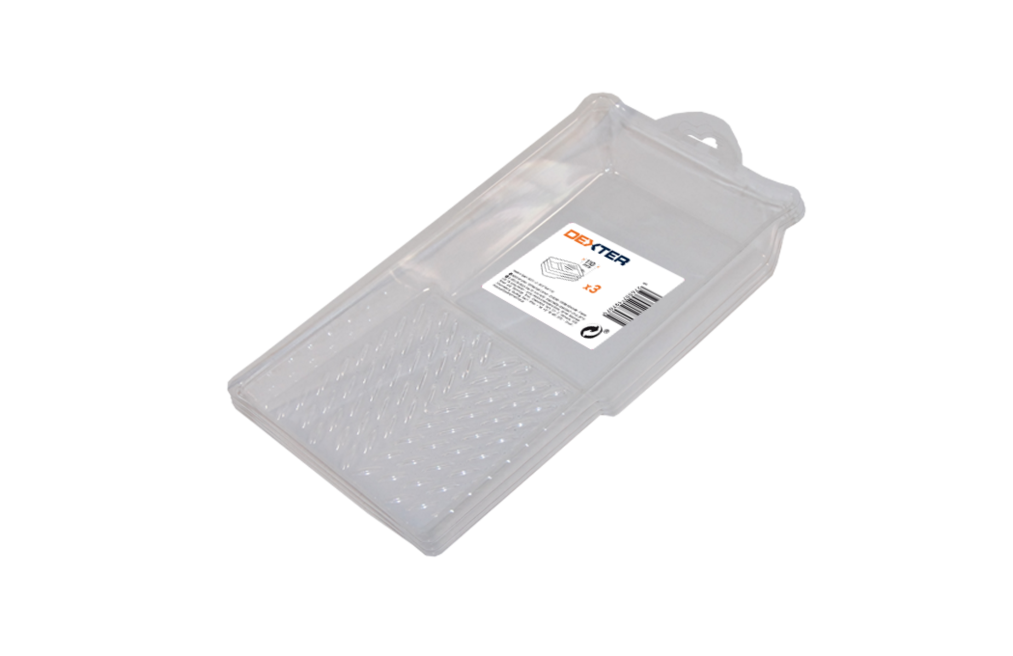 3 fundas desechables para bandeja de mini rodillo DEXTER de 11 cm - 4