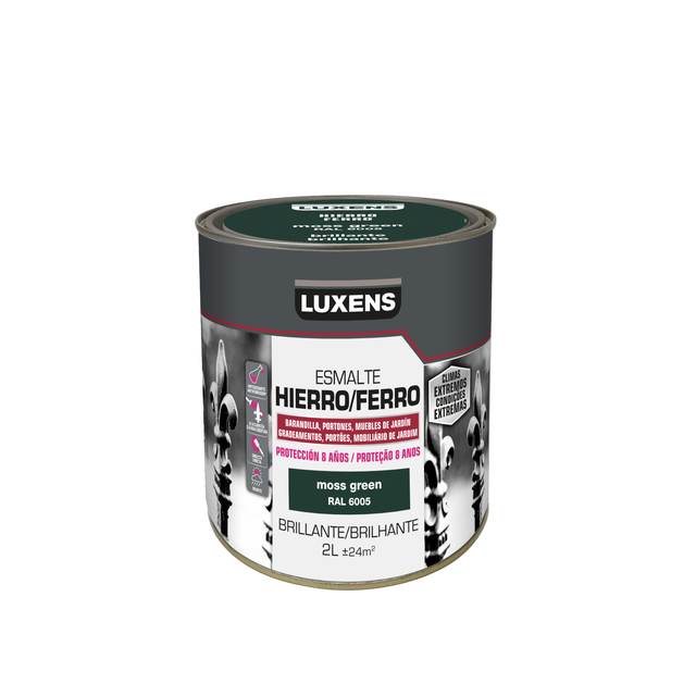 Esmalte LUXENS ANTIOXIDANTE 8 ANOS 2L MOSS GREEN