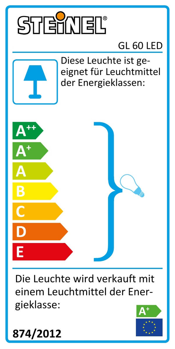 Lampione da giardino con sensore di moviemtno, Gl60 led H 103.8 cm, argento 781 LUMEN, IP44 STEINEL - 9