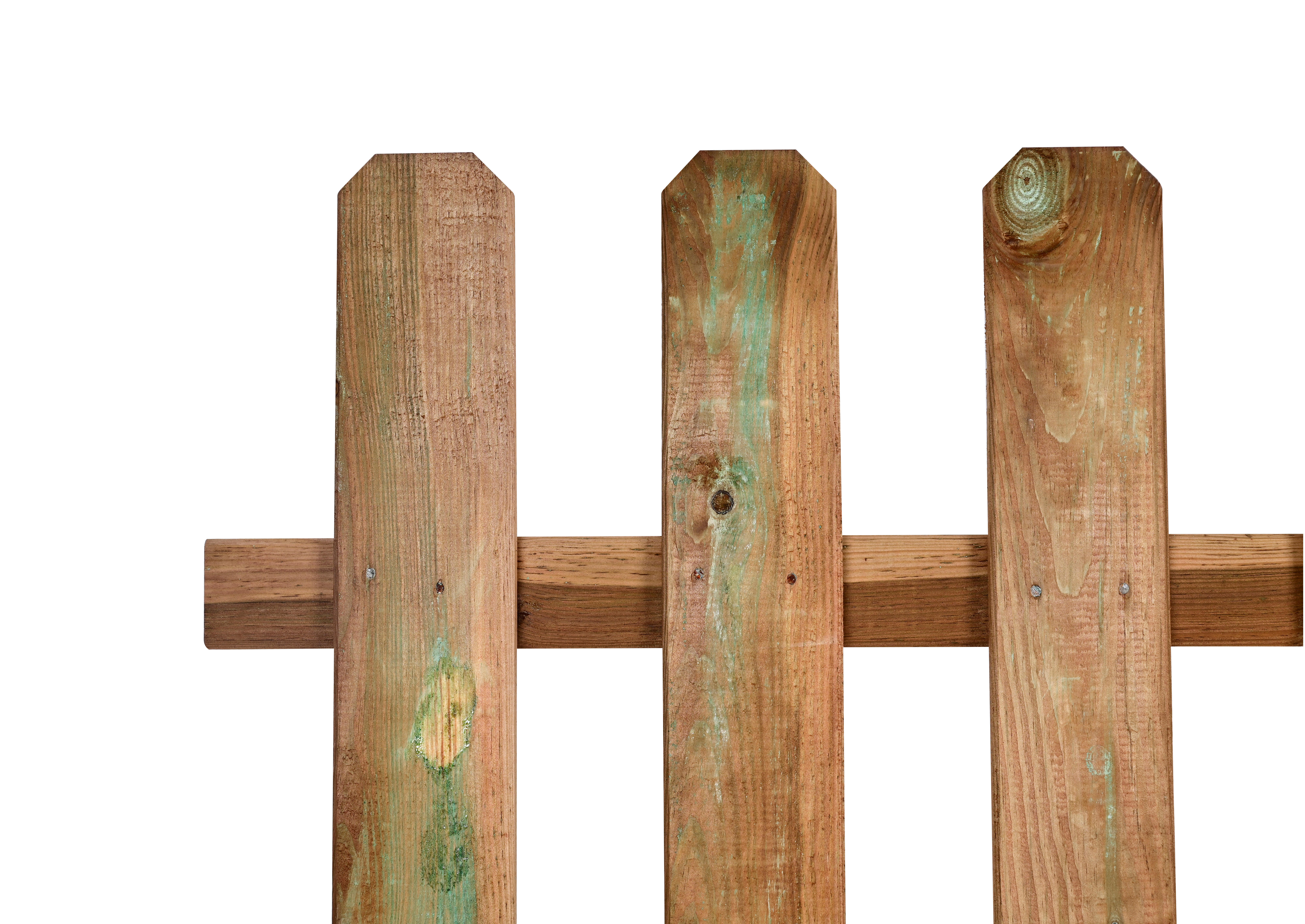 Staccionata CERLAND MUSTANG BROWN in legno naturale galvanizzato L 180 x H 100 cm, Sp 3 mm - 9