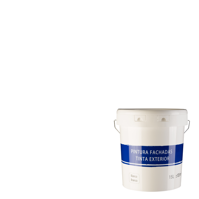 Tinta exterior fachada mate 15 L branco