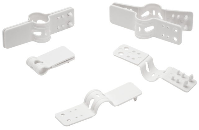 Elemento di fissaggio per occultamento bianco 20 pezzi