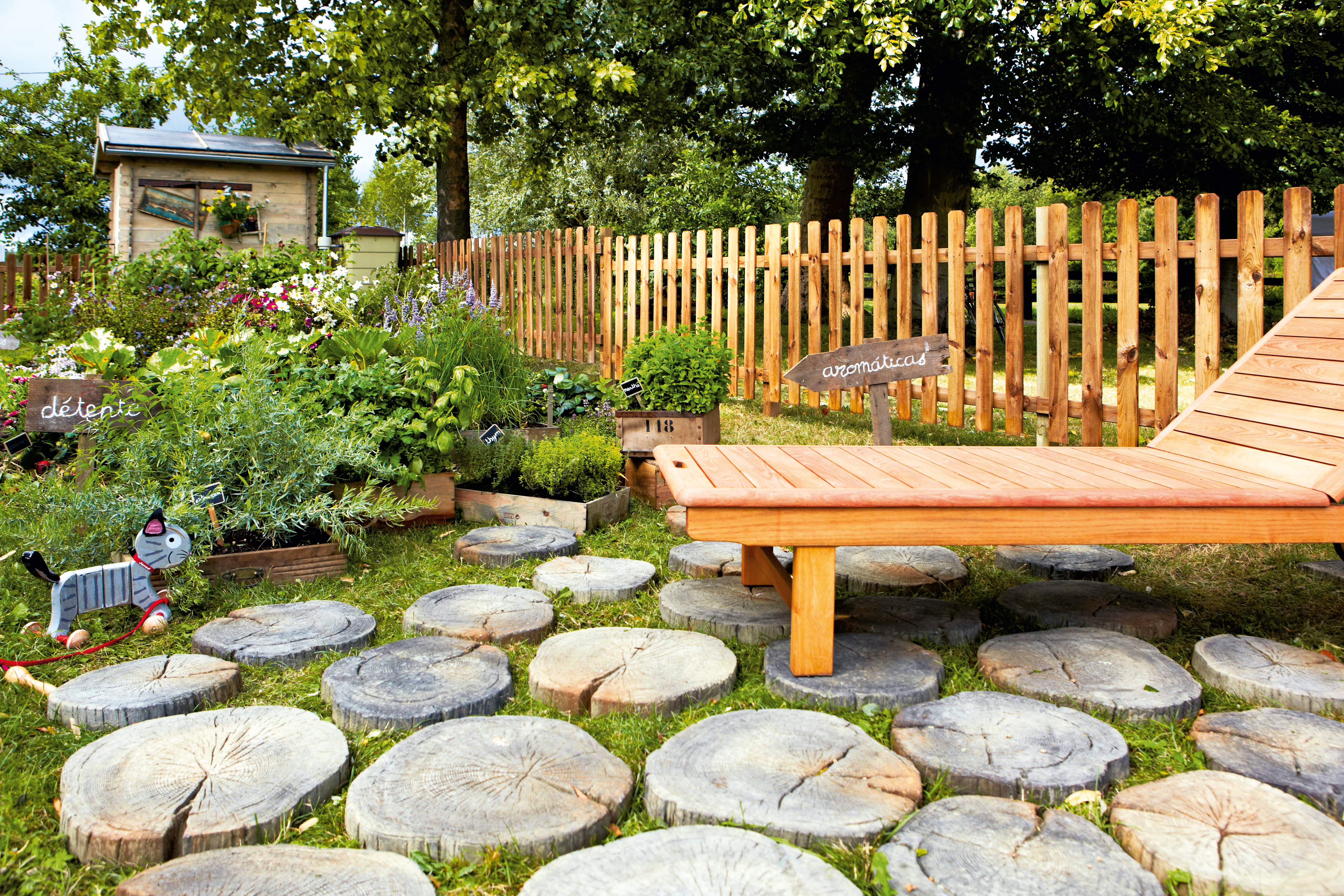 Cerca de madeira CLELIA 70X180CM - 3