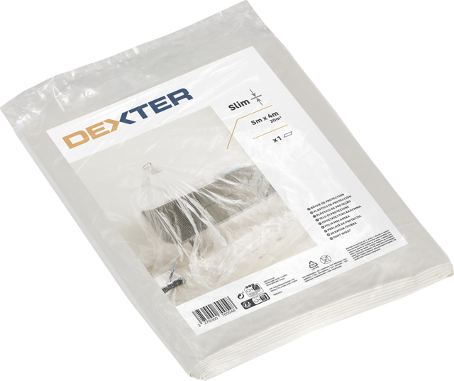 Protetor plástico DEXTER PARA MÓVEIS 5X4M 12M
