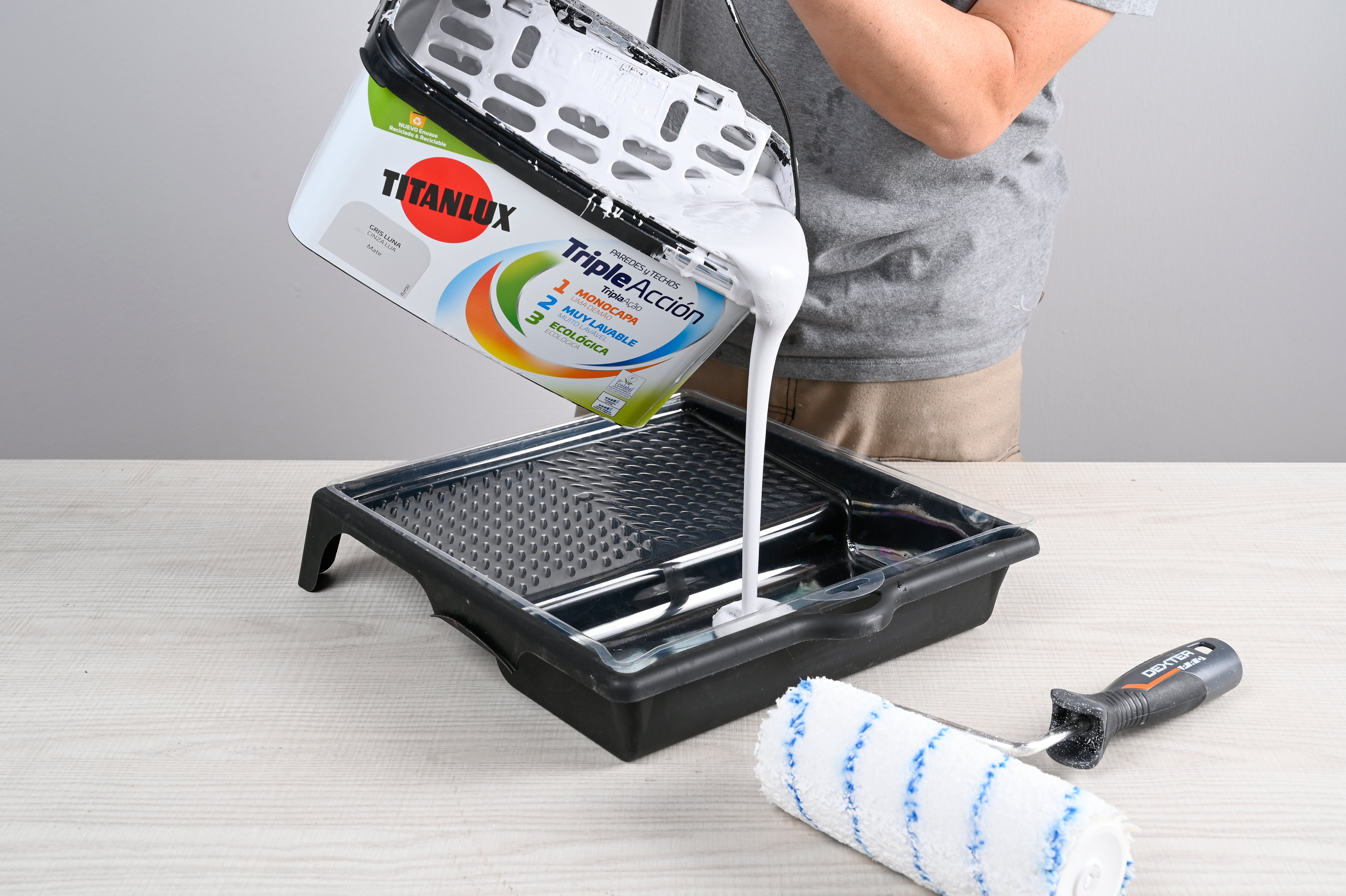 3 recargas DEXTER PARA TABULEIRO 230-250MM CINZENTO - 3