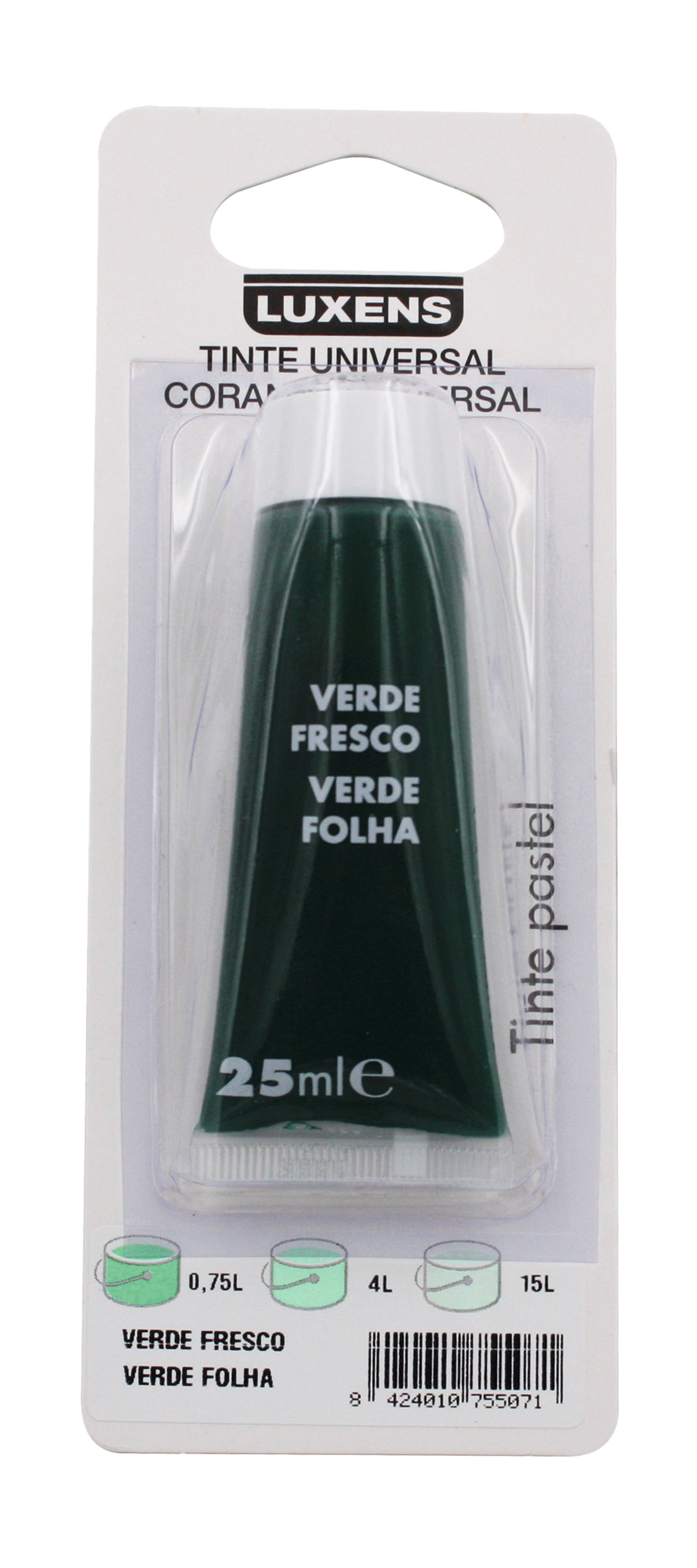 Tinte líquido luxens 0,025l verde fresco