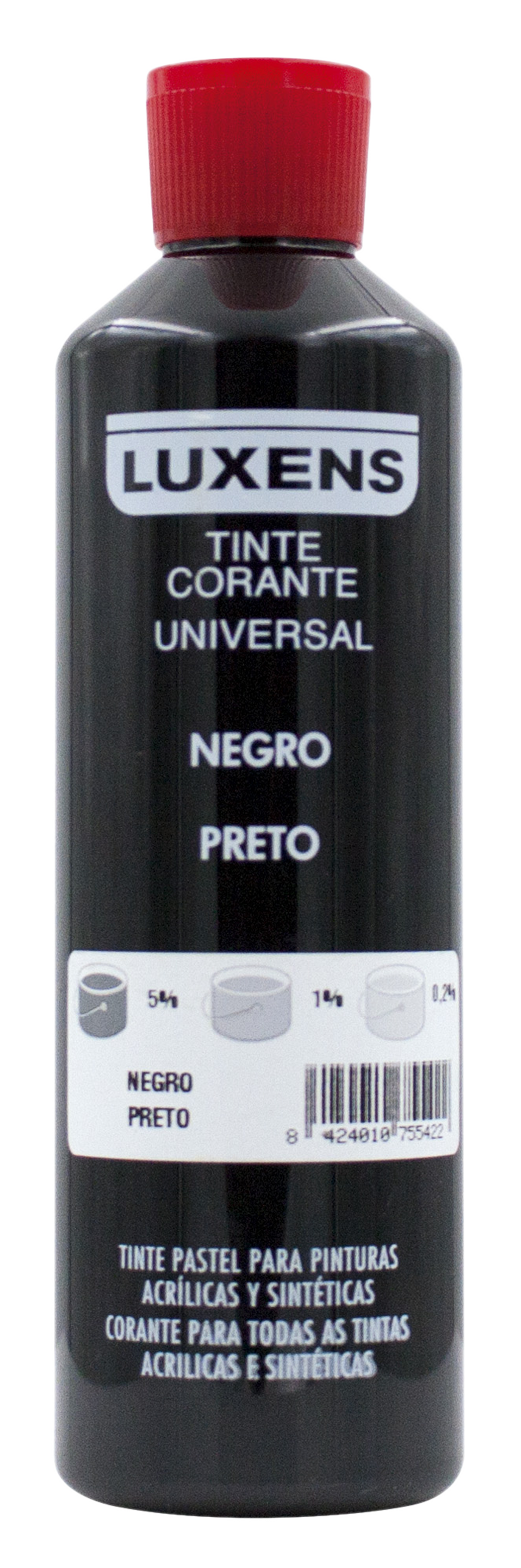 Tinte líquido luxens 20,05l negro