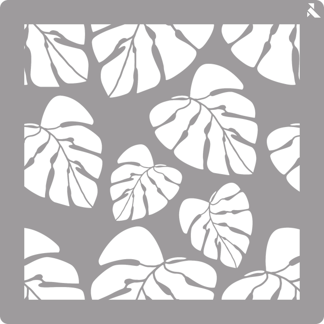 Molde decorativo STENCIL PAJARITA 01 TROPICAL 40X40CM