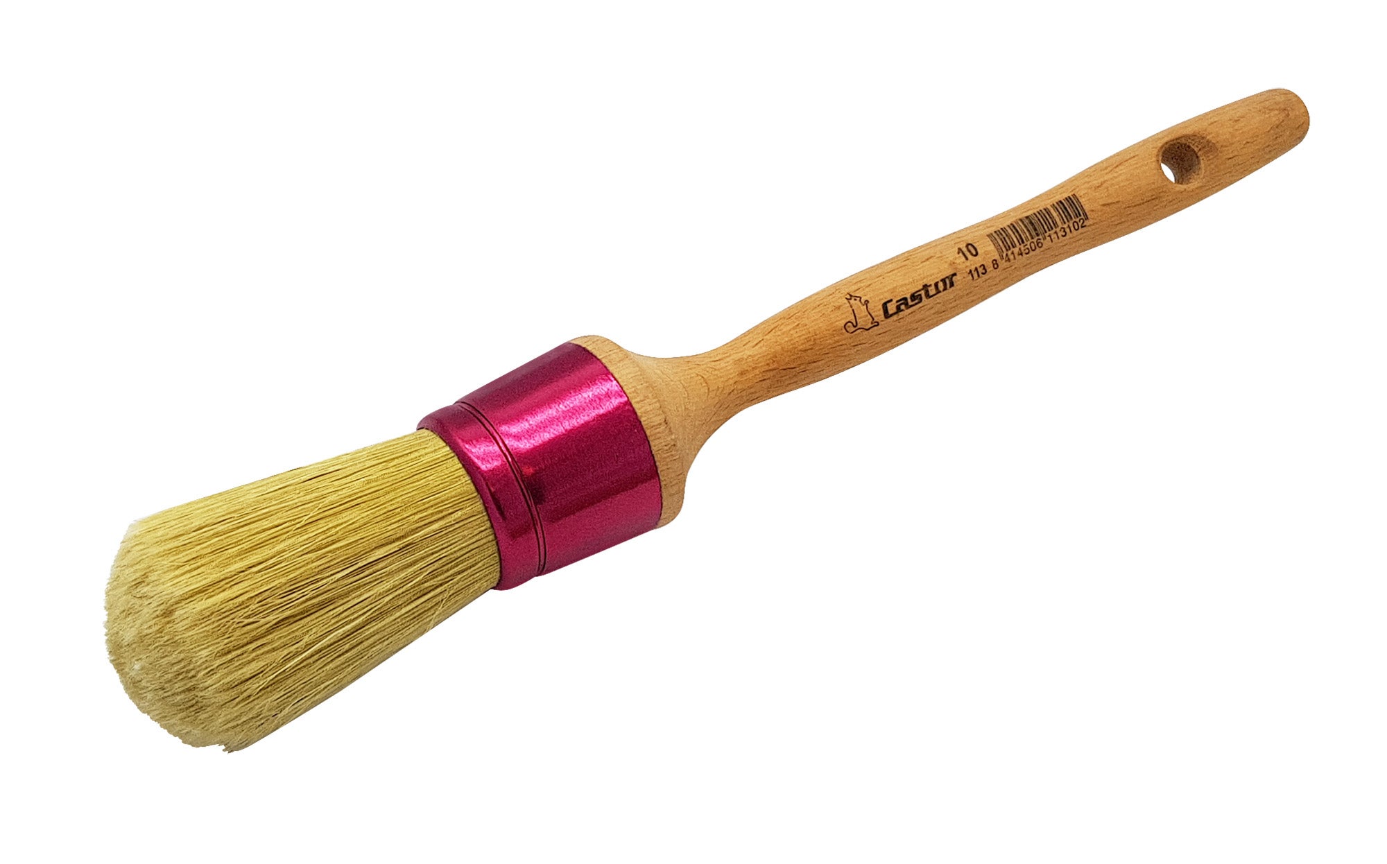 Brocha prensada redonda profesional 10 rulo pluma