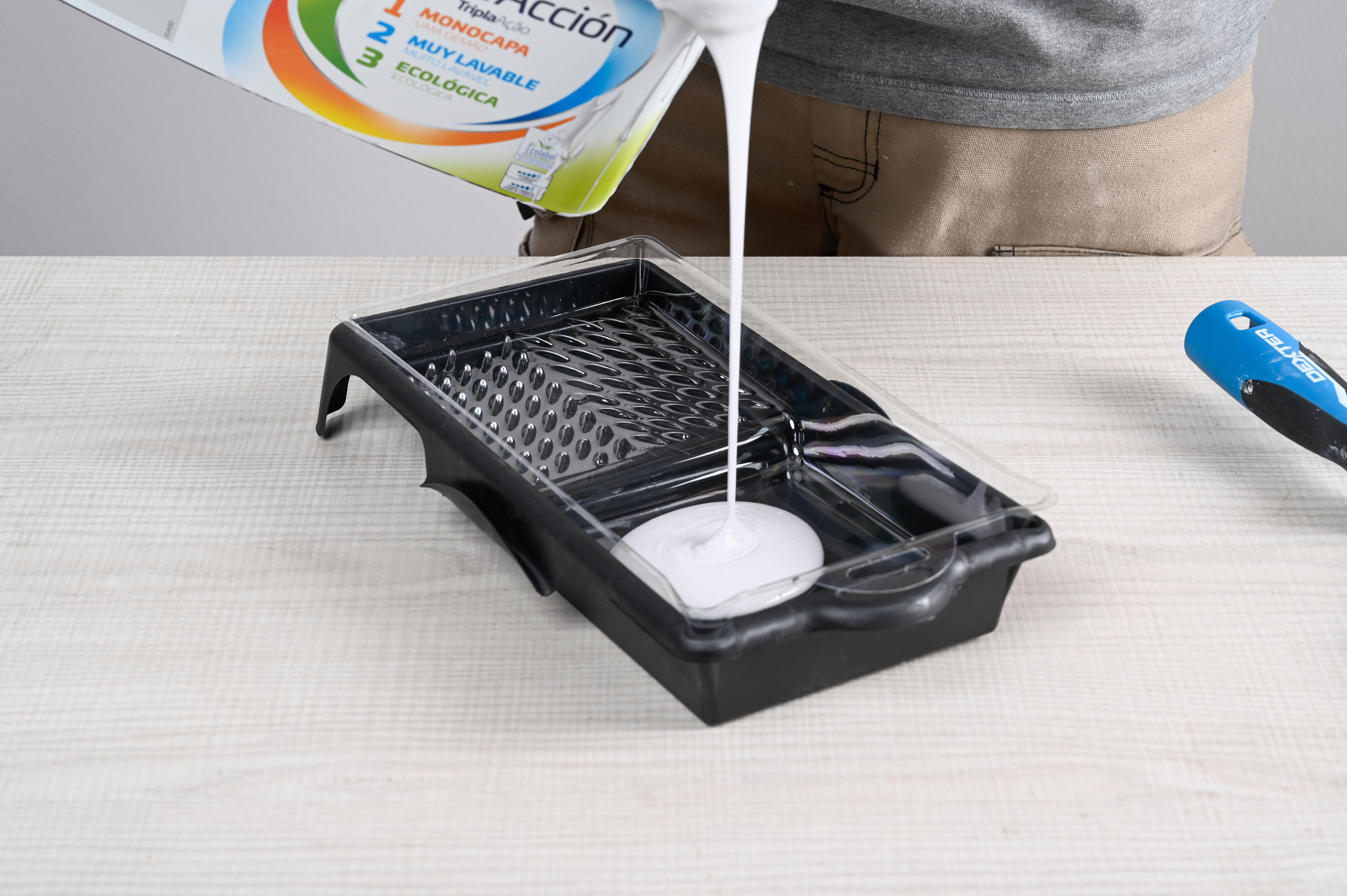 3 fundas desechables para bandeja de mini rodillo DEXTER de 11 cm - 9