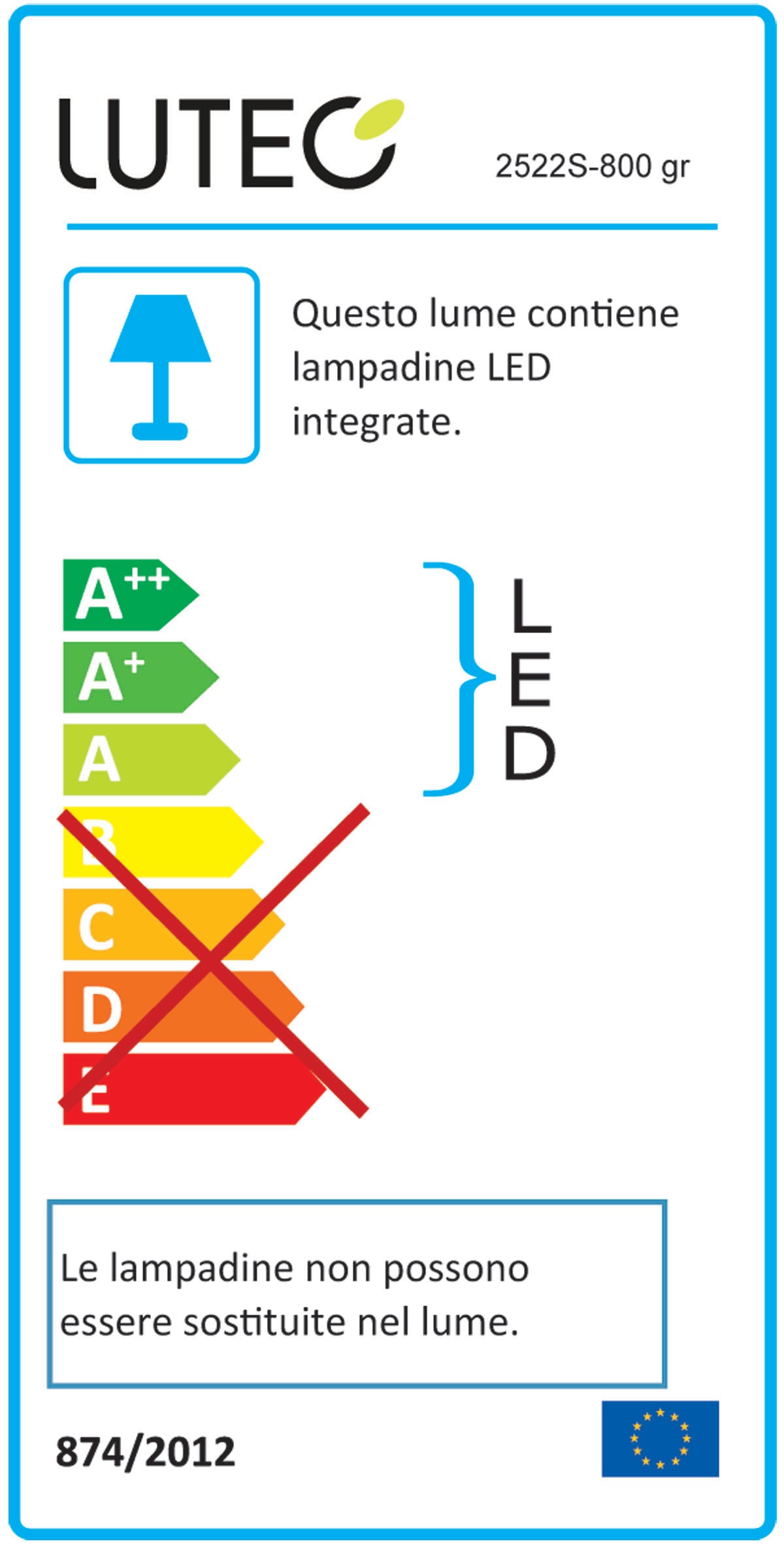 Lampione da giardino LED, Anda H 80 cm, grigio 1040 LUMEN, IP65 CALI - 5