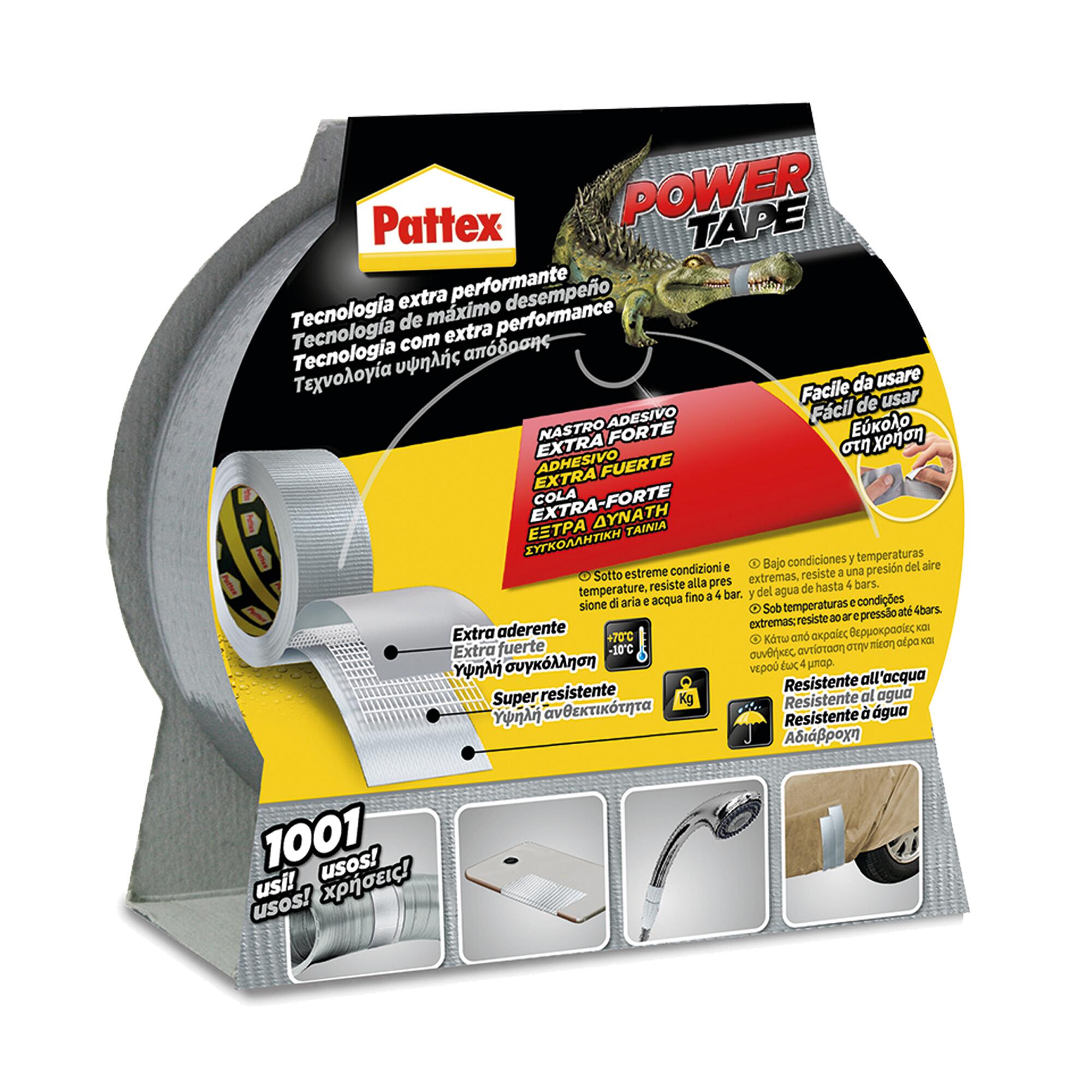 Nastro adesivo, SARATOGA American Tape per riparazione, resistente al gelo grigio H 50 mm x L 10 mt - 5