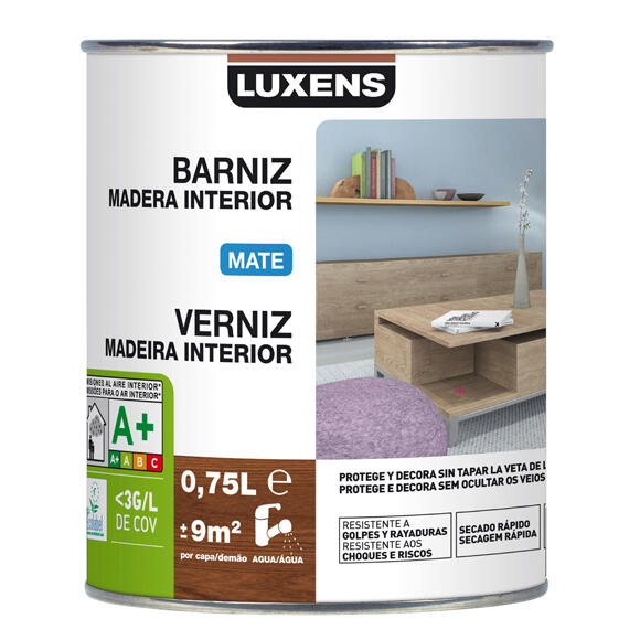 Verniz para madeira interior