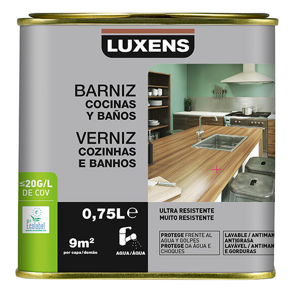 Barniz De Madera Interior LUXENS Cocinas Y Ba os Incoloro Acabado barniz-de-madera-interior-luxens-cocinas-y-ba-os-incoloro-acabado