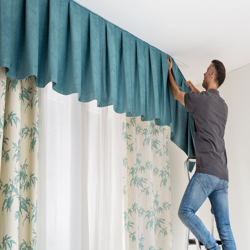Cómo sujetar las cortinas: 10 Pasos (con imágenes)