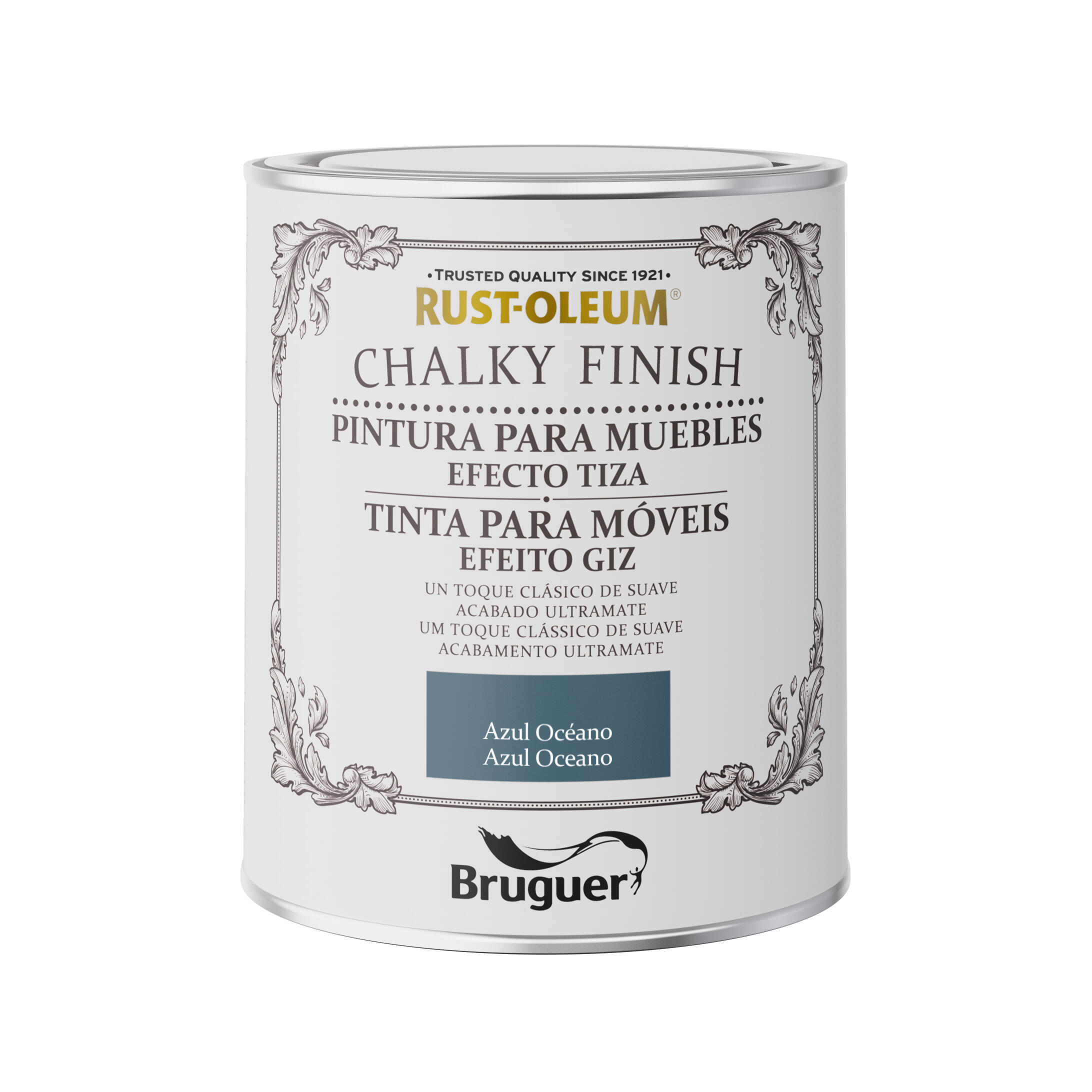 Pintura a la tiza CHALKY FINISH RUST-OLEUM 750 ml azul oceano - 2