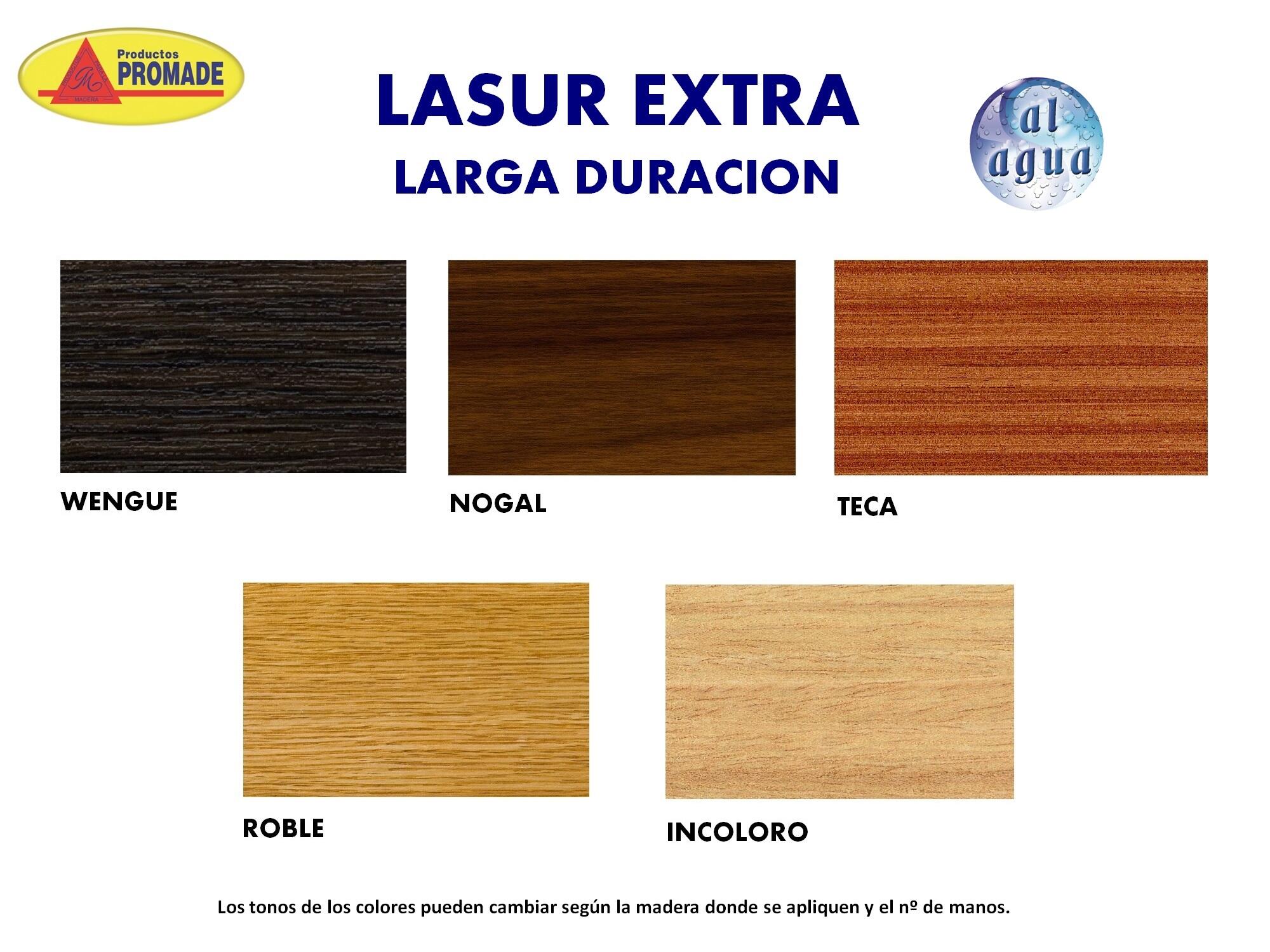Lasur Promade para madera exterior satinado 2.5L incoloro - 3