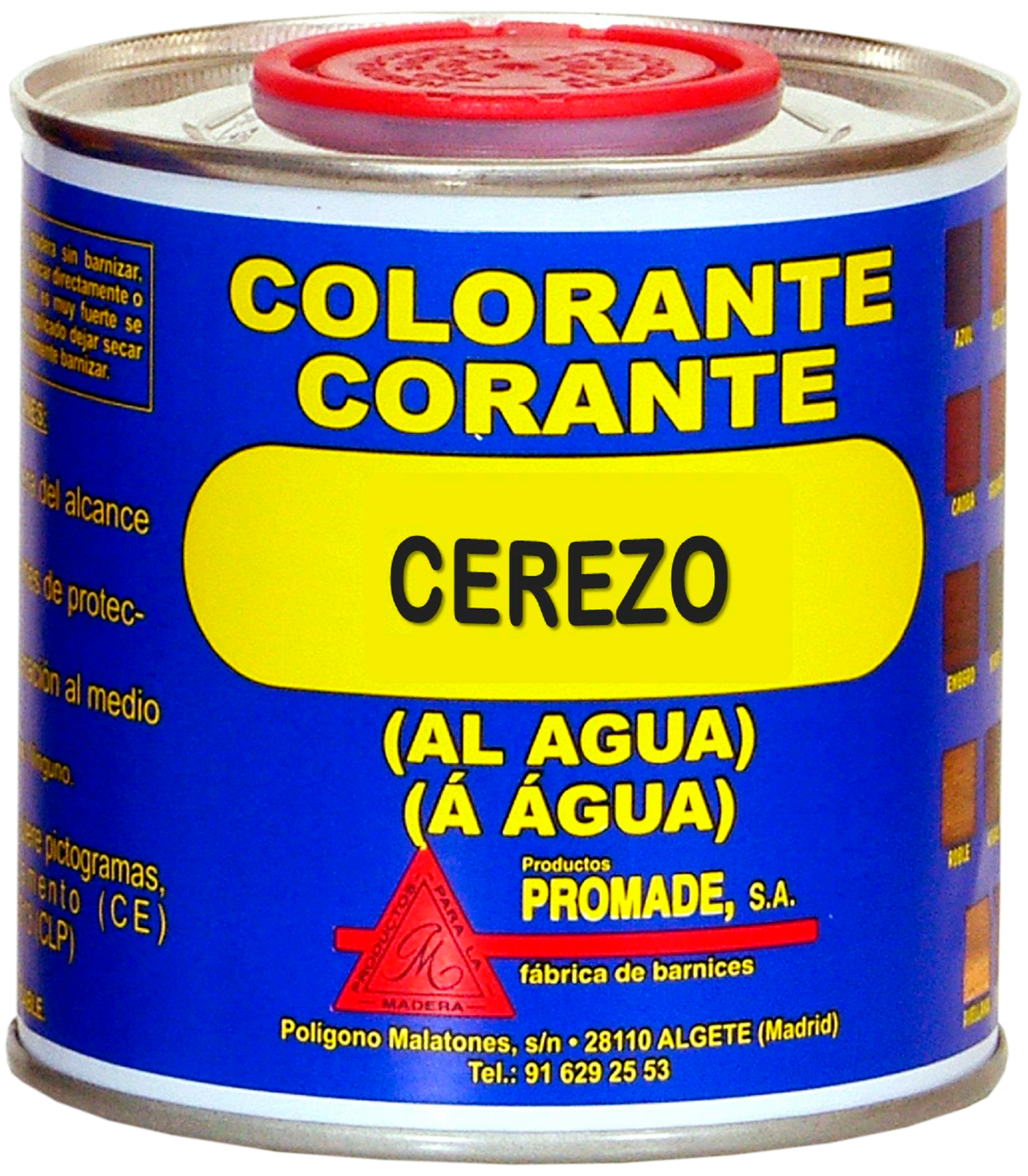 Colorante de madera interior PROMADE en color cerezo, acabado mate para mobiliario líquido de 375 ml. Base agua. - 9