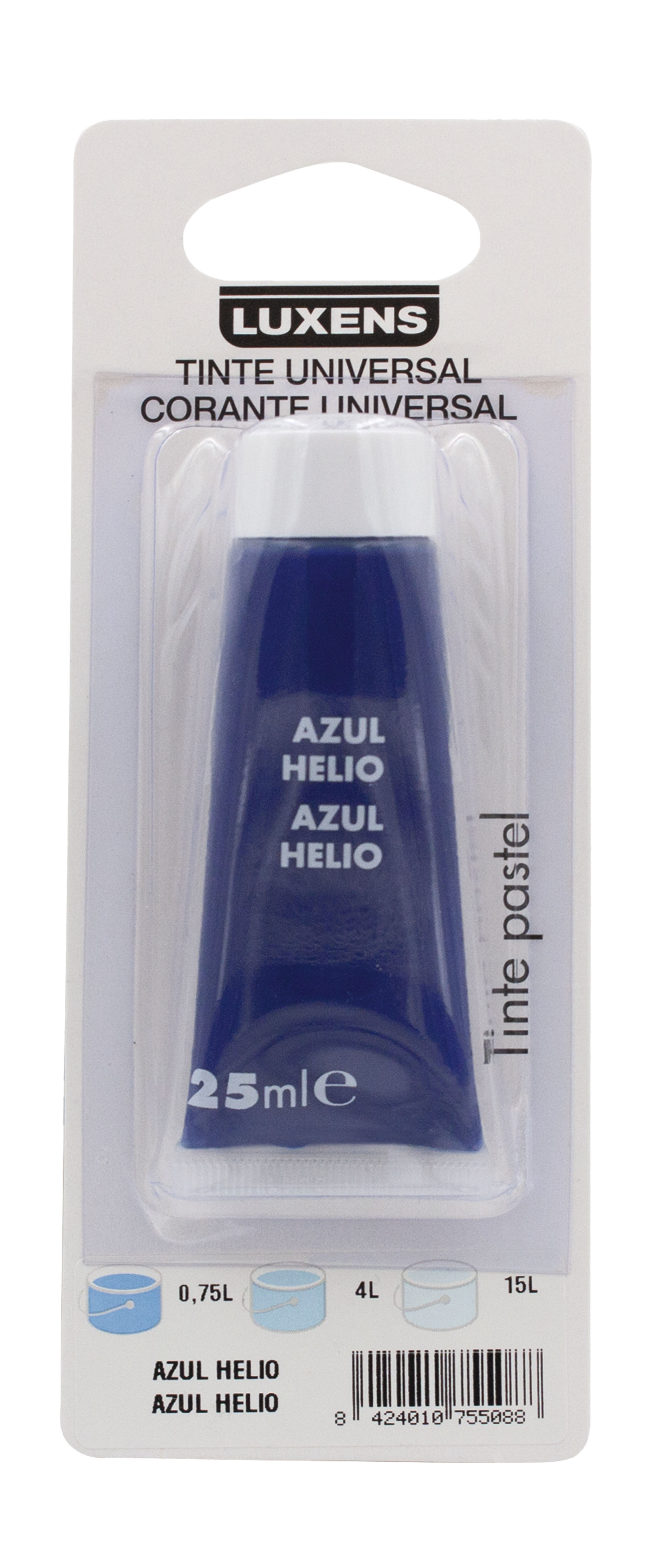 Tinte líquido luxens 0,025l azul helio