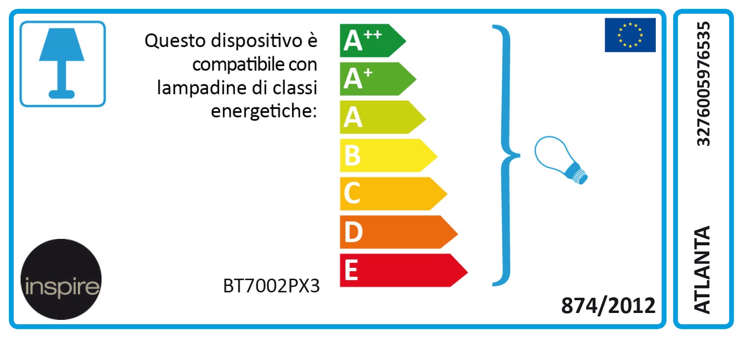Portafaretto da incasso in alluminio ATLANTA GU10 argento tondo IP67 INSPIRE - 21