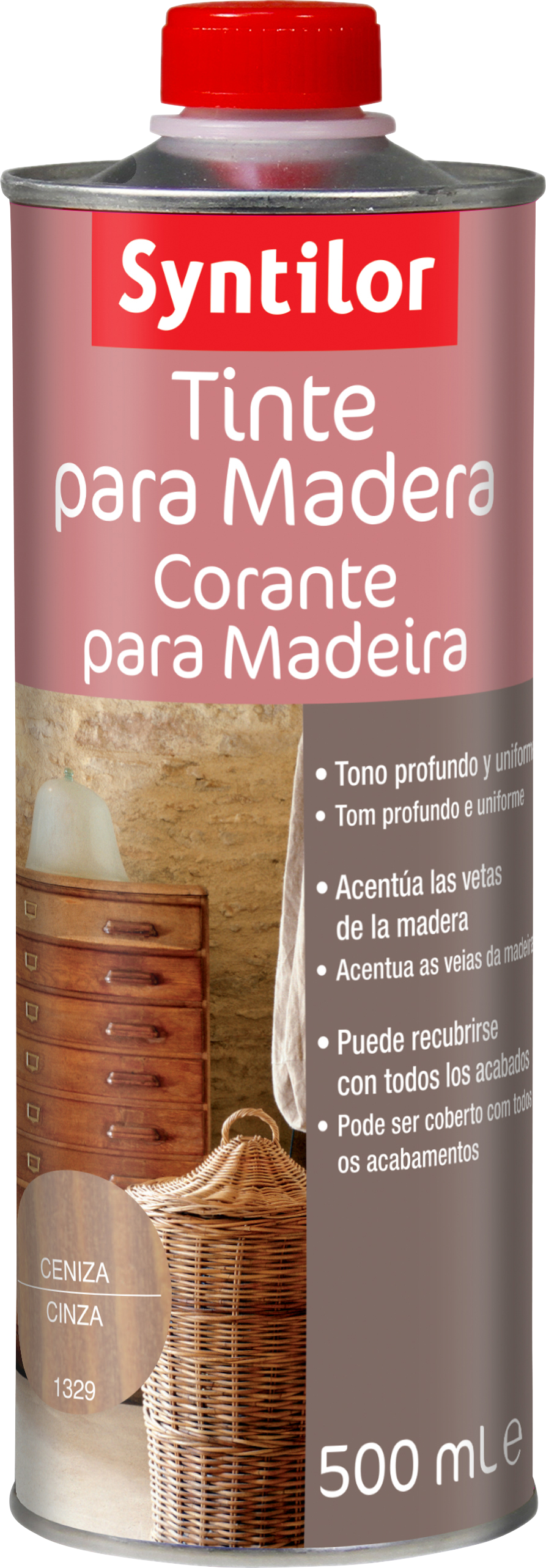 Tinte para madera syntilor smoke 0,5l