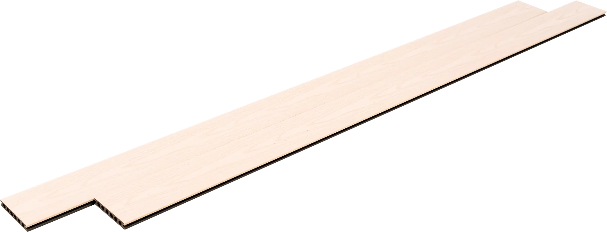 Deck de composite DURATECH 220X14.2CM 23MM ANTRACITE/BEGE - 2