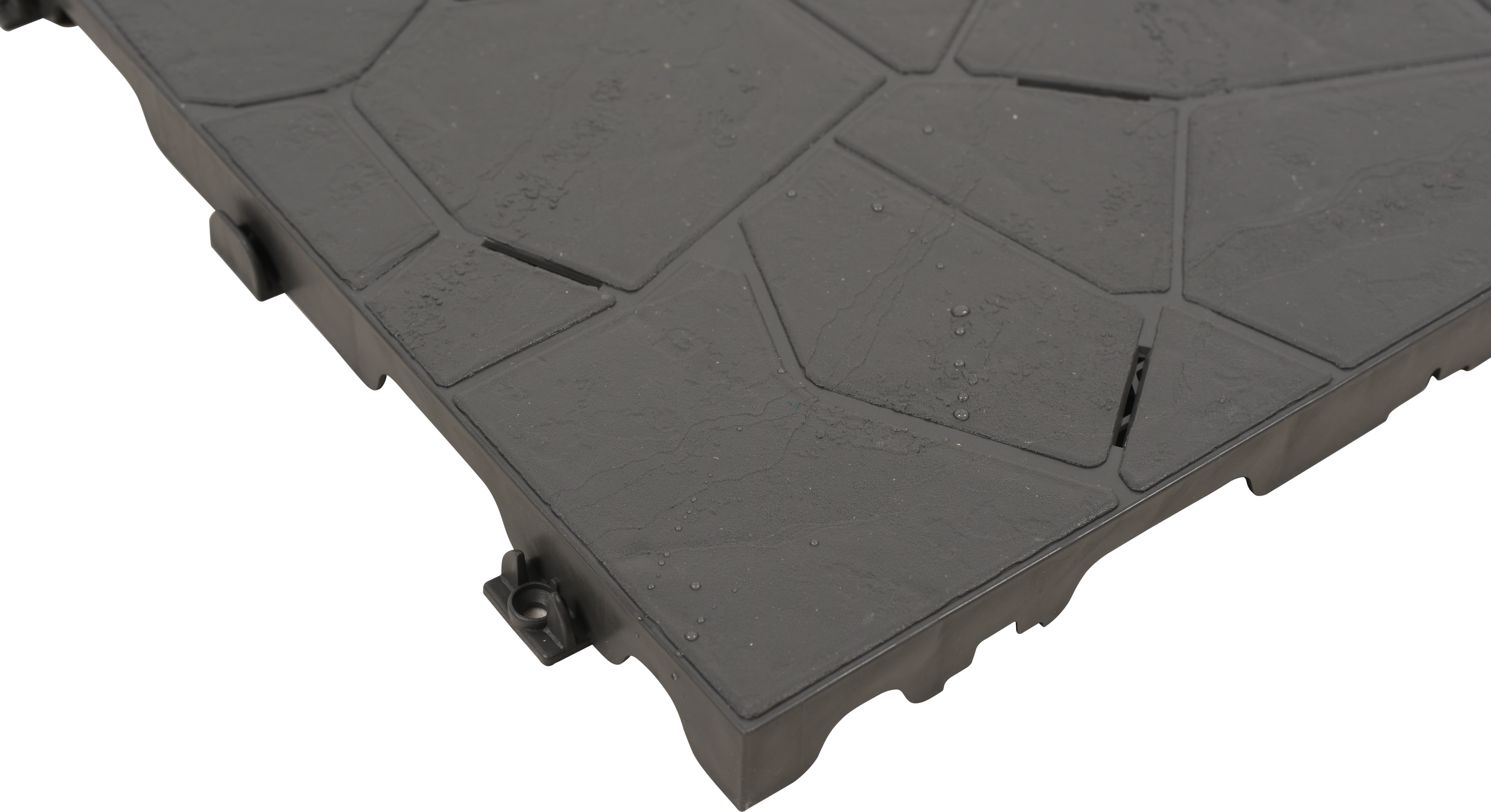 Baldosa composite 38 x 38 cm y 25 mm gris ONEK - 9