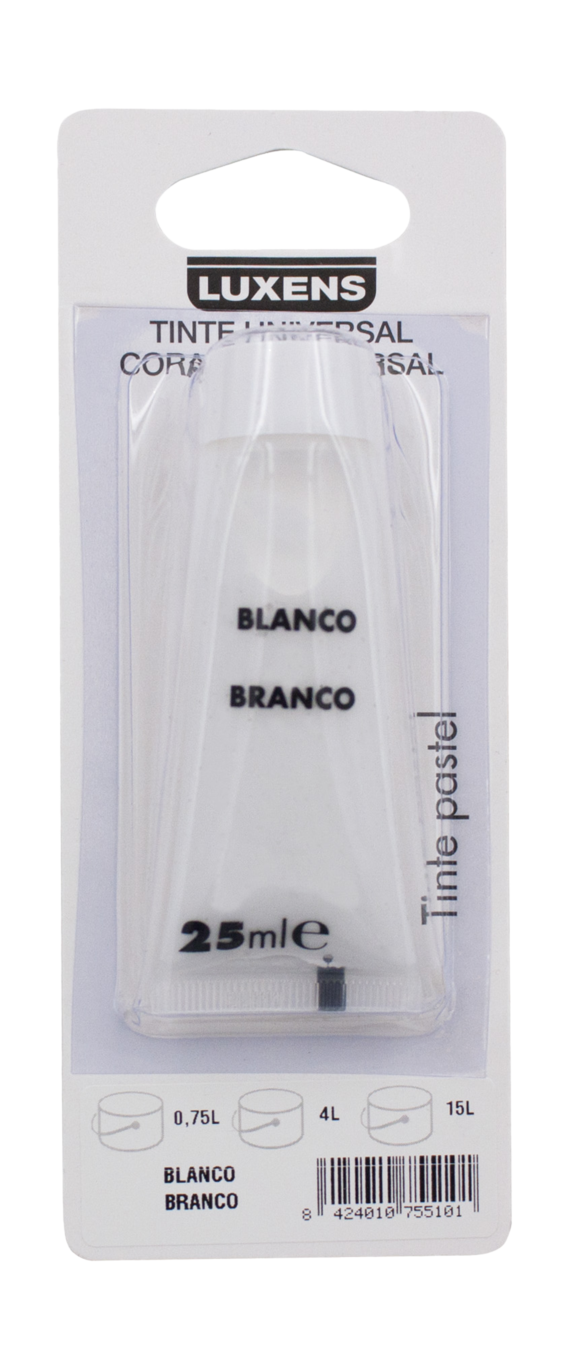 Tinte líquido luxens 0,025l blanco