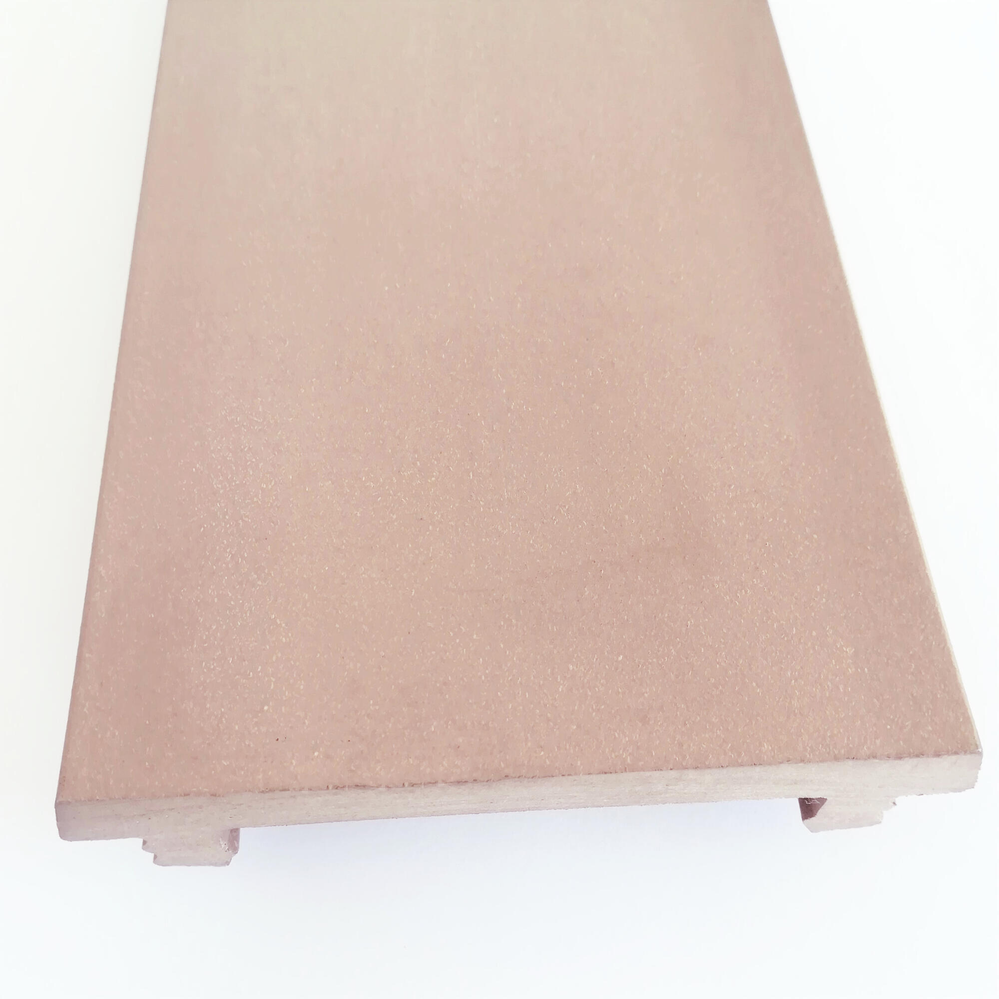 Remate lateral de composite pool beige rosa 230x0,8x9,2 cm