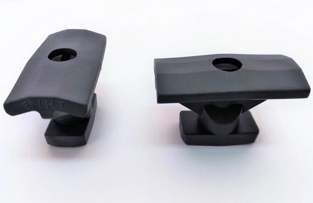 Clips de fixação QUICK-FIX COMPOSITE CDECK PRETO 100UDS