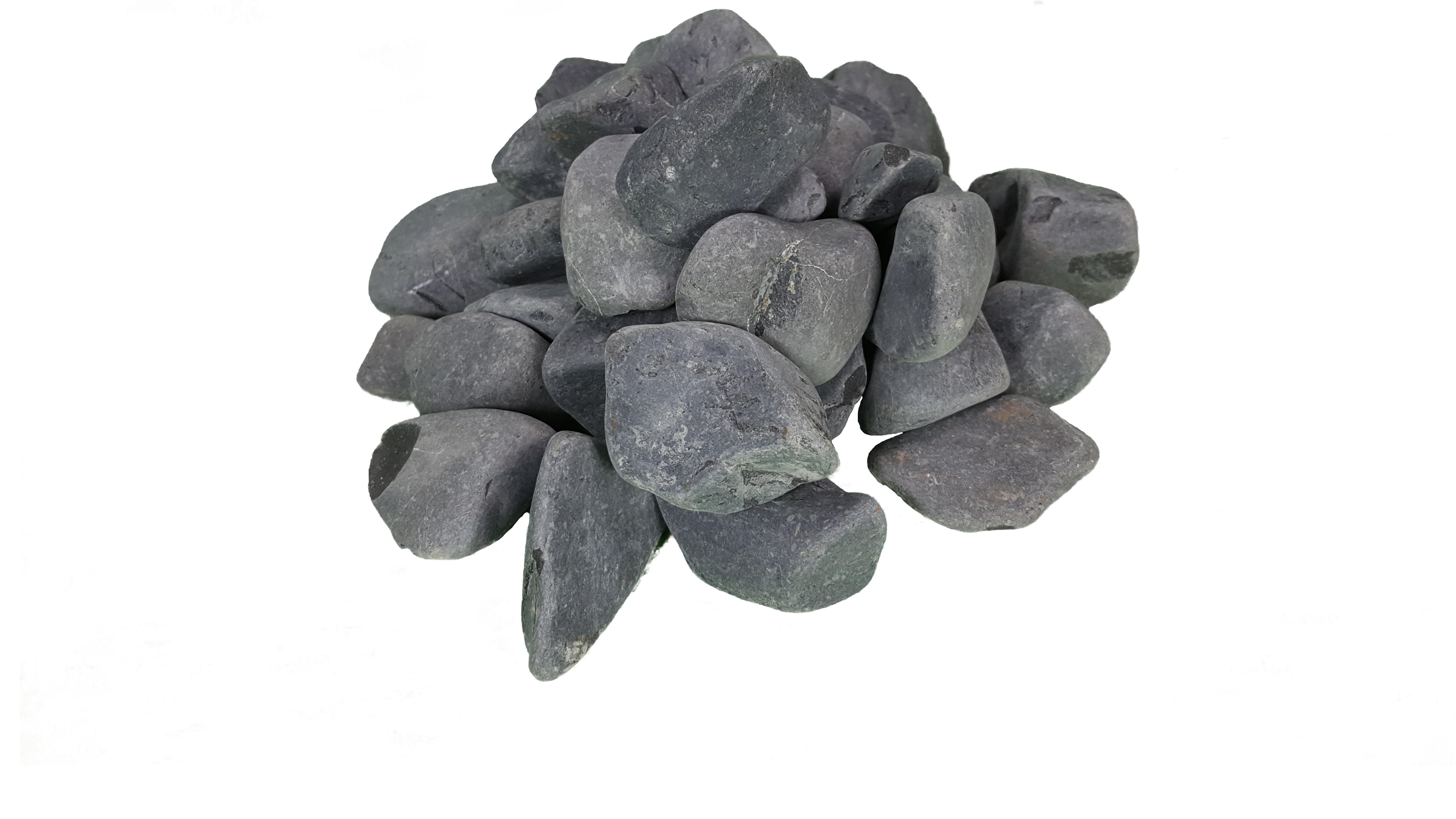 Pack de 5 unidades canto rodado negro 25-40mm 20kg