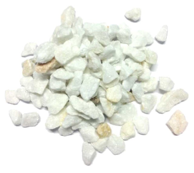 Grava blanca decorativa 20Kg